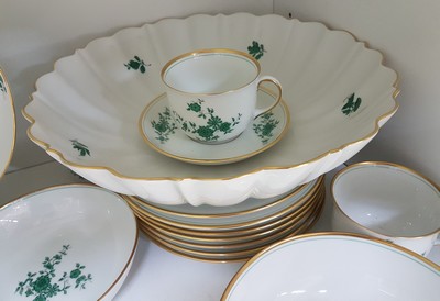 27070177e - Kaffeeservice, Augarten Wien, Dekor Prinz Eugen, 6 Tassen, 8 Untertassen, 7 ...