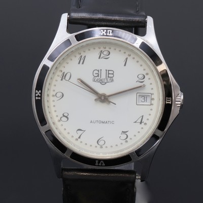 27070189a - GUB Glashütte/SA Armbanduhr in Stahl, Deutschland/Schweiz 1990er Jahre, Automatik, ...