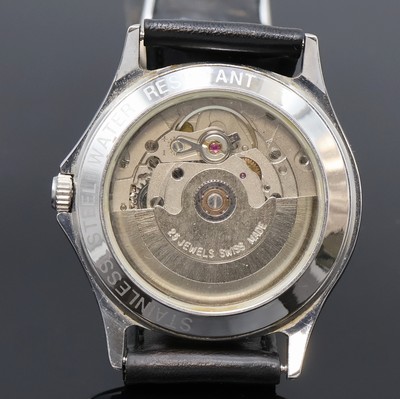 27070189c - GUB Glashütte/SA Armbanduhr in Stahl, Deutschland/Schweiz 1990er Jahre, Automatik, ...