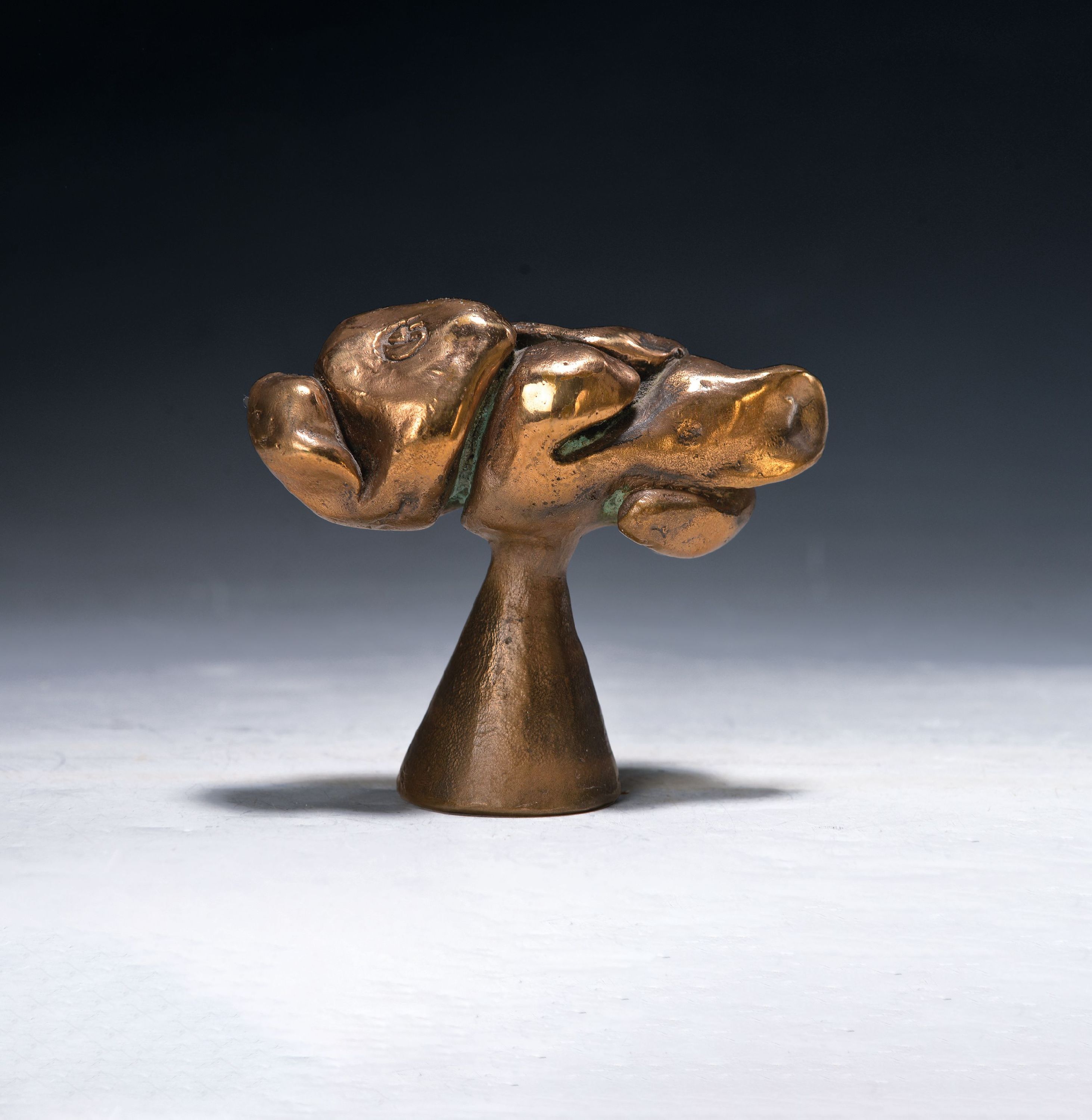 Image 27070336 - Alexander Grosman, geb. 1944, Bronzeplastik,verschlungen abstrahierte Komposition, sog. ...