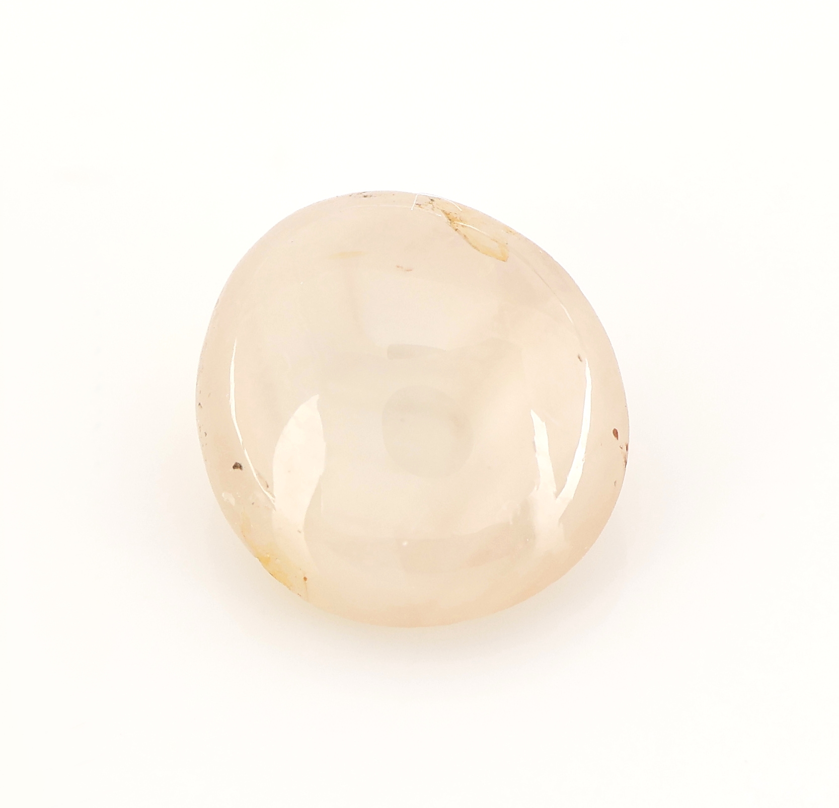 Detail a: Loser Sternsaphir, 5.23 ct, rund, Fundort Sri Lanka, Maße 9.8 x 9.6 mm