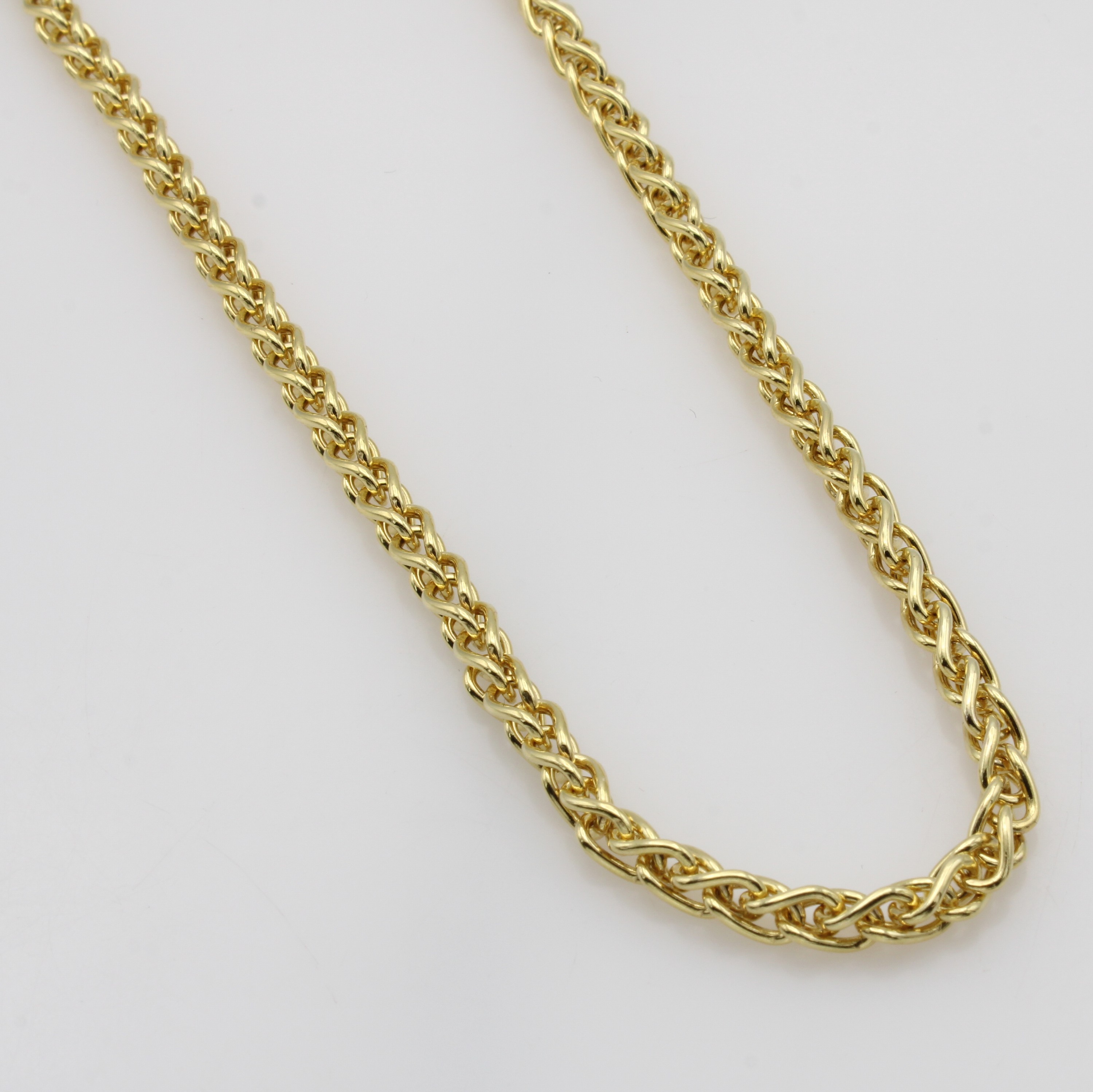 Image 27070503 - Gliedercollier, GG 585/000, Karabinerschl., B. ca. 4 mm, L. ca. 45 cm