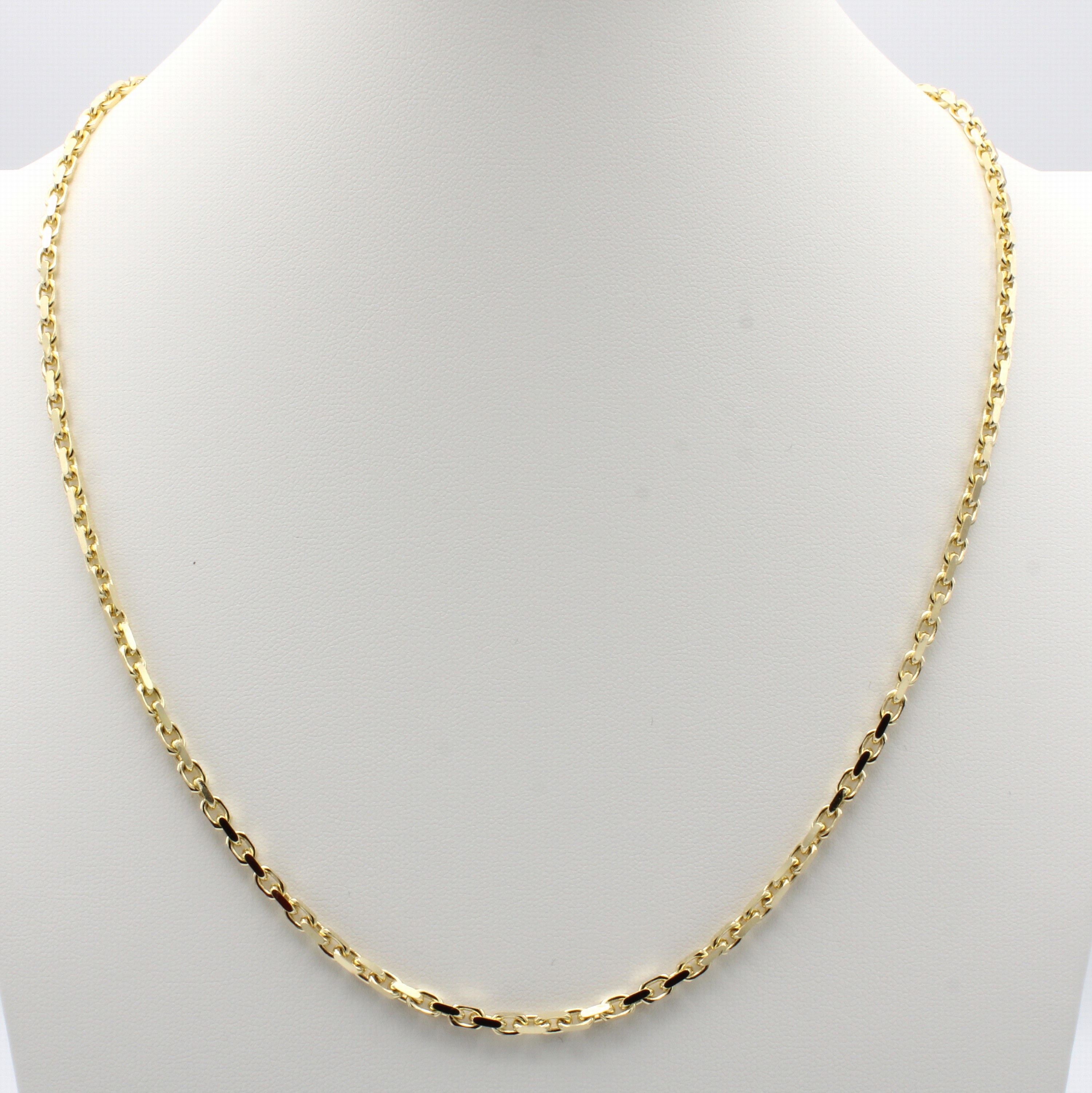 Image 27070522 - Ankercollier GG 585/000, Karabinerschl., B. ca. 3 mm, L. ca. 55 cm