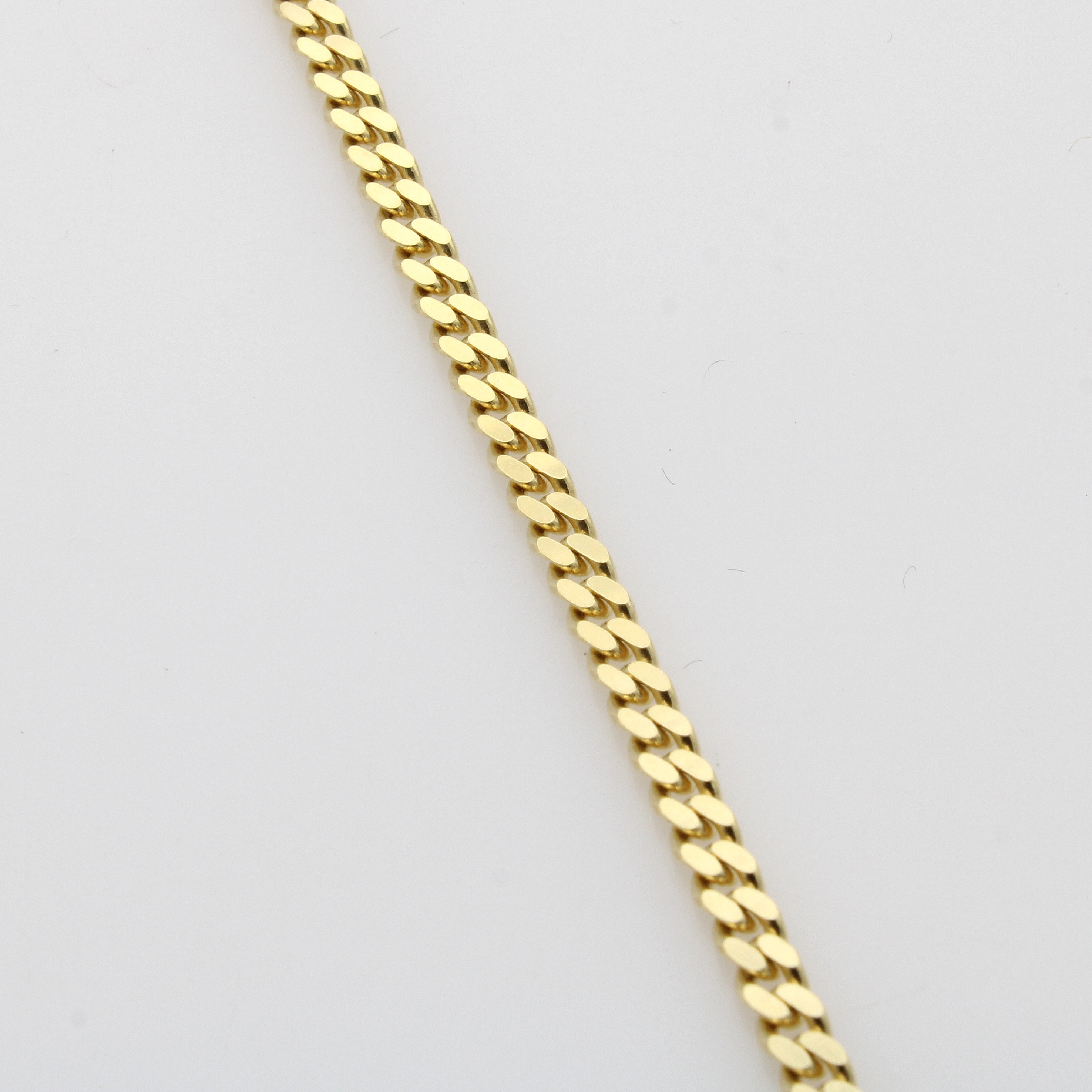 Image 27070525 - Panzerarmband, GG 585/000, Karabinerschl., B. ca. 3 mm, L. ca. 19 cm