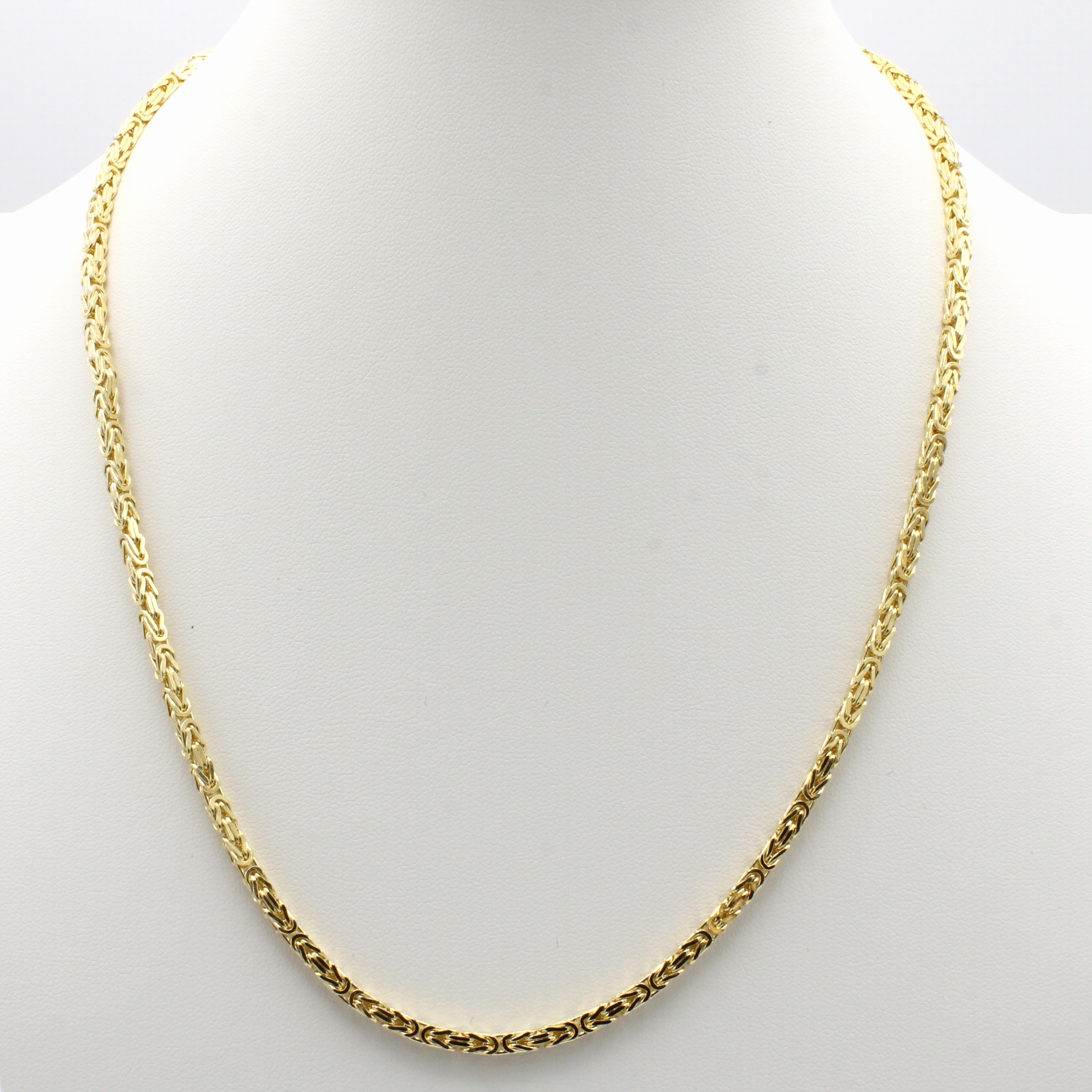 Image 27070581 - Königskette, GG 585/000, Karabinerschl., B. ca. 3 mm, L. ca. 50 cm