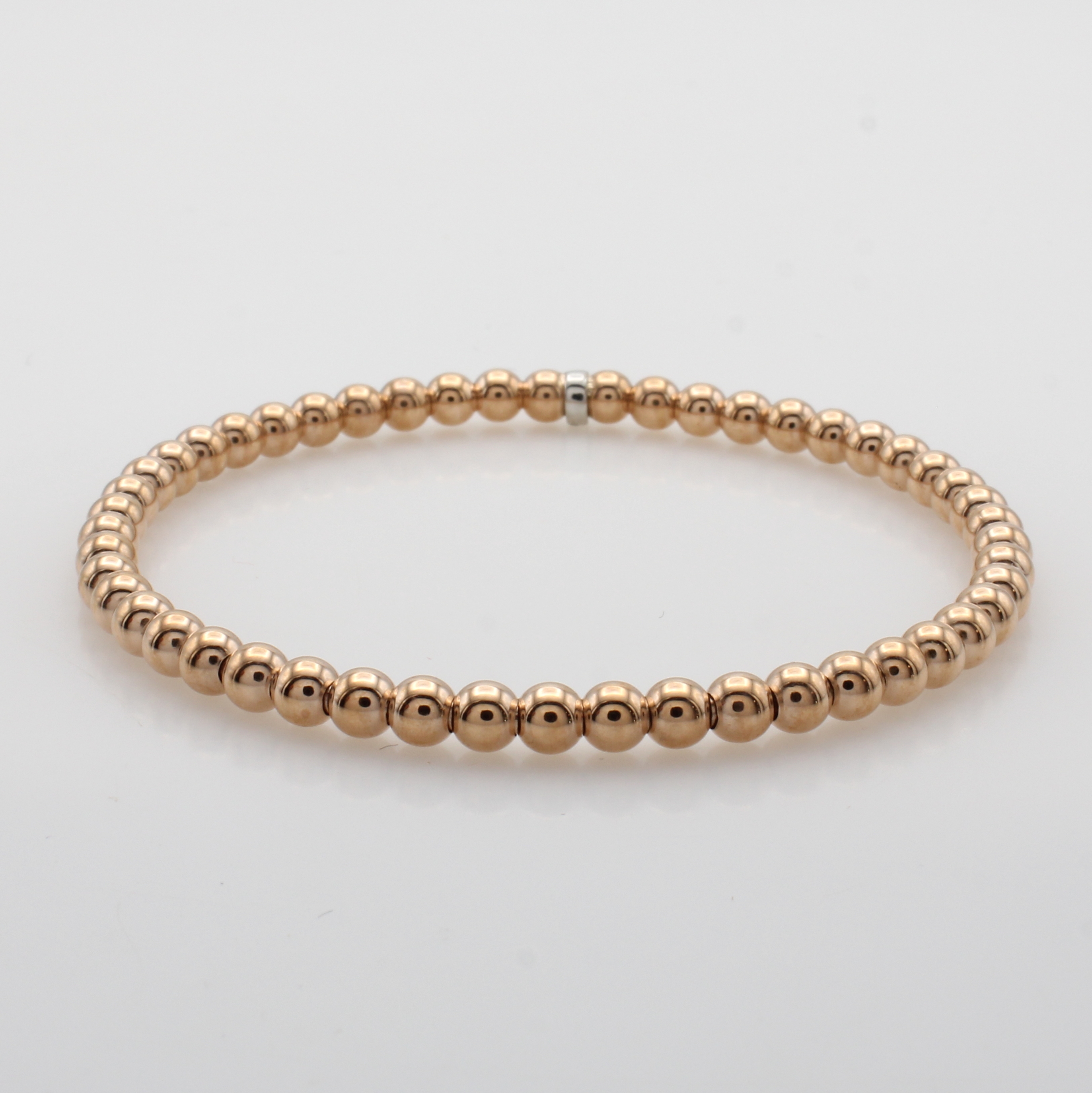 Image 27070586 - Flexibles Kugelarmband, RG 585/000, Kugeld. ca. 4 mm, D. ca. 5.5 cm