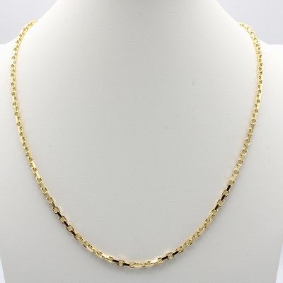 Image Ankercollier GG 585/000, Karabinerschl., B. ca. 3 mm, L. ca. 55 cm