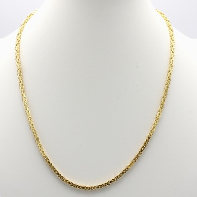 Image Königskette, GG 585/000, Karabinerschl., B. ca. 3 mm, L. ca. 50 cm