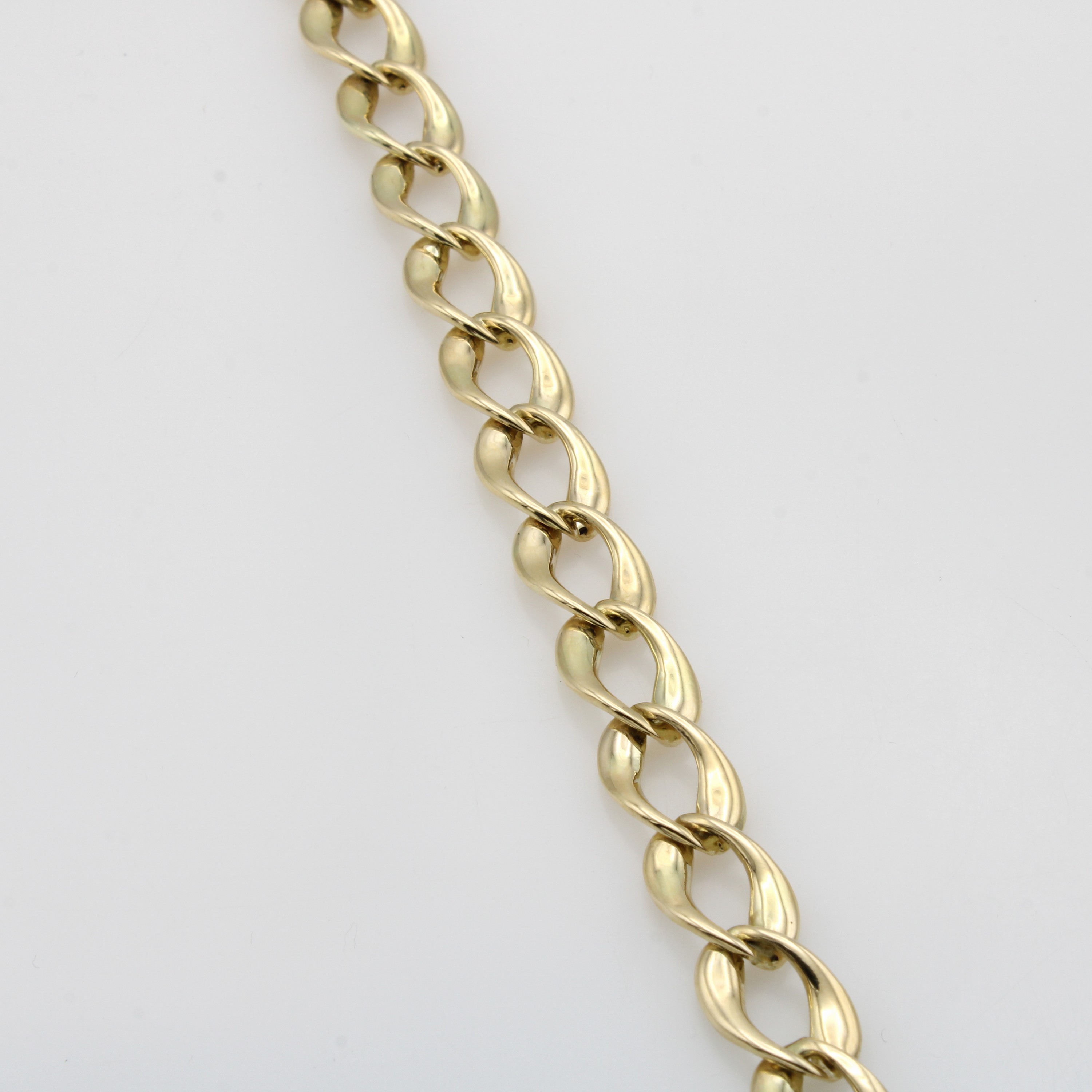 Image 27070628 - Armband, GG 585/000, Karabinerschl., B. ca. 8 mm, L. ca. 19 cm