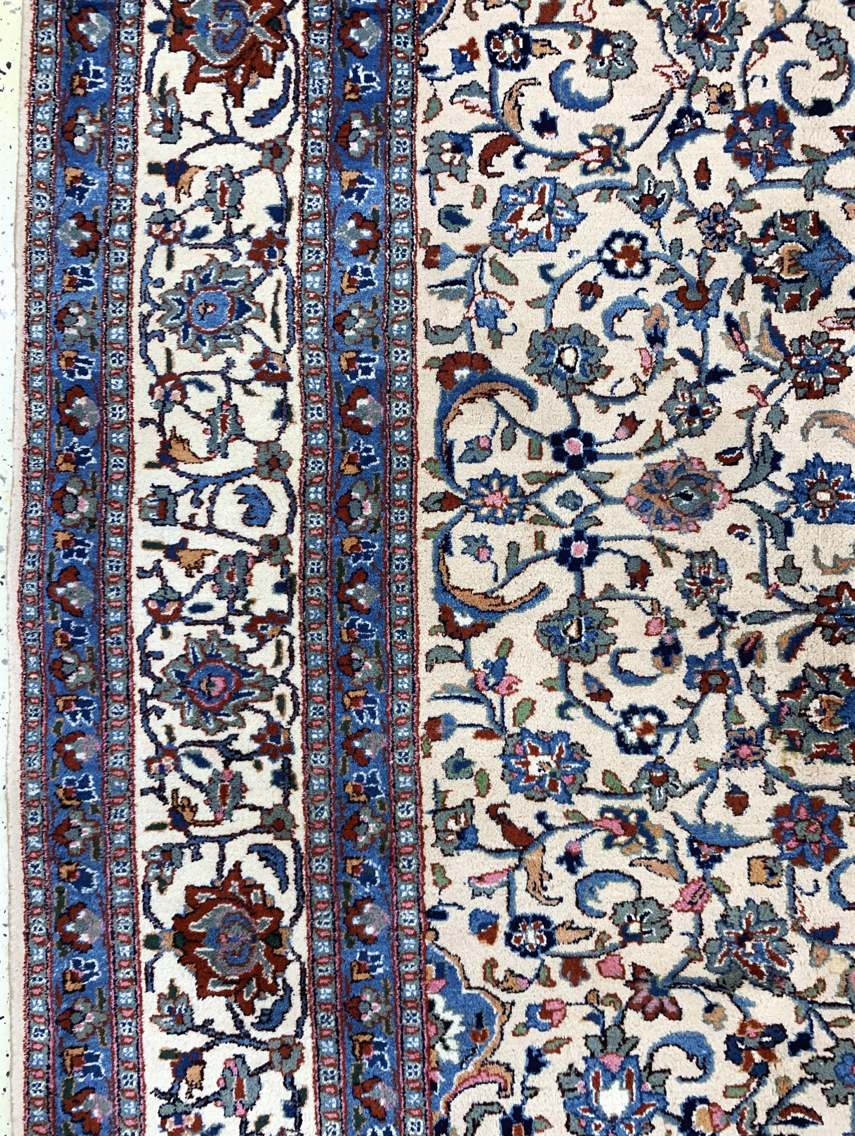 Detail c: Kaschmar, Persien, Mitte 20.Jhd, Wolle auf Baumwolle, ca. 355 x 250 cm, EHZ: 2
