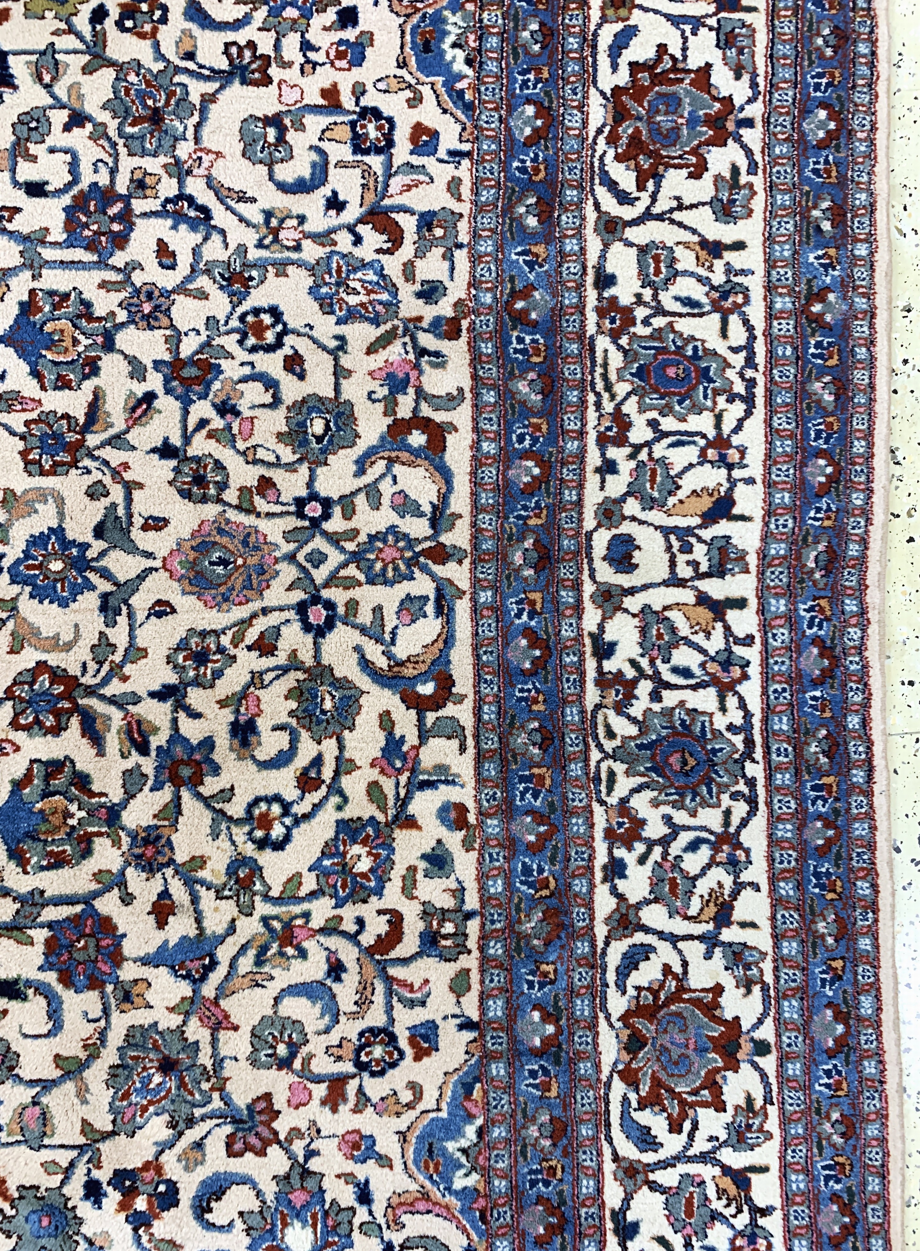 Detail e: Kaschmar, Persien, Mitte 20.Jhd, Wolle auf Baumwolle, ca. 355 x 250 cm, EHZ: 2