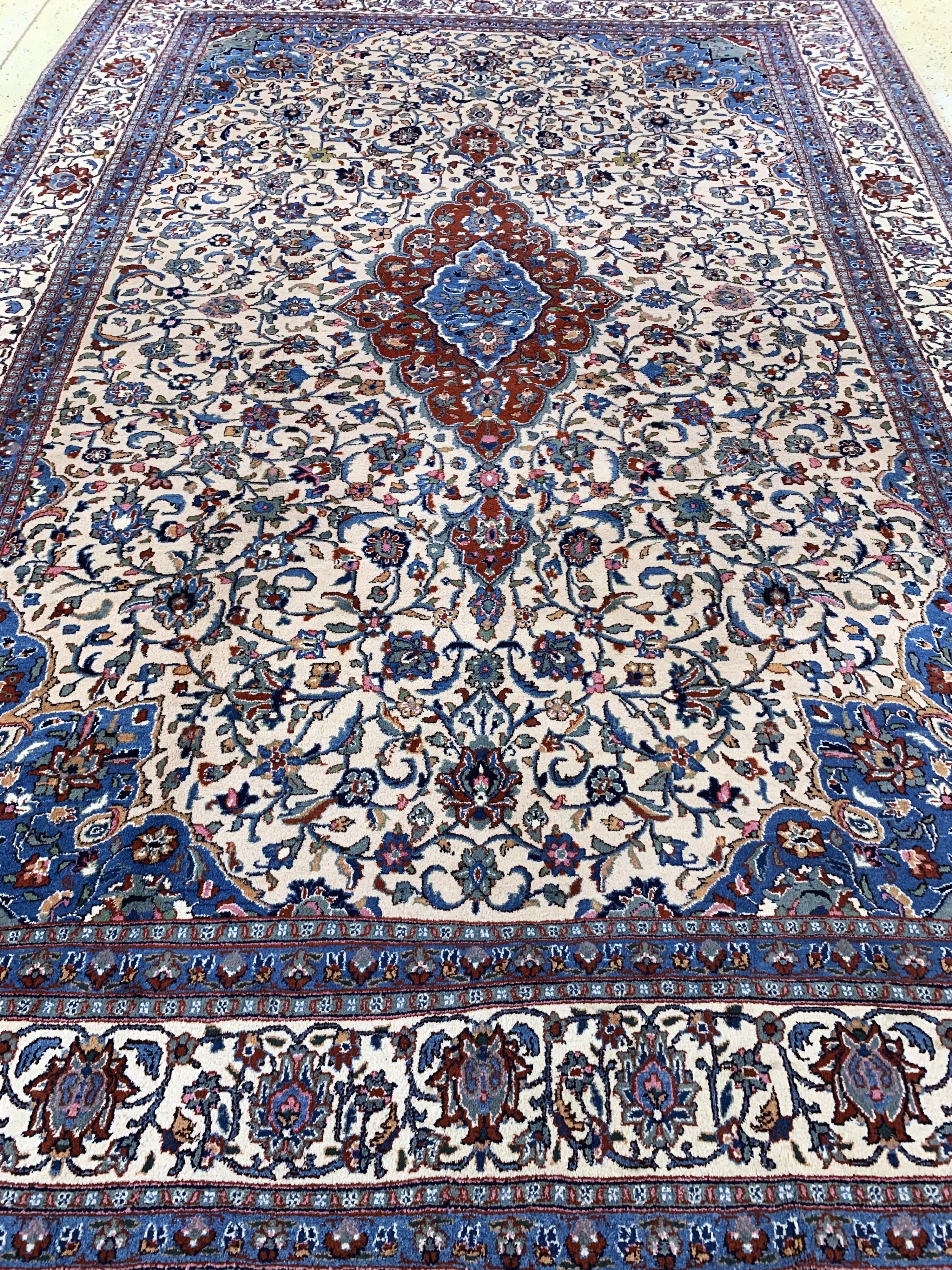 Detail h: Kaschmar, Persien, Mitte 20.Jhd, Wolle auf Baumwolle, ca. 355 x 250 cm, EHZ: 2