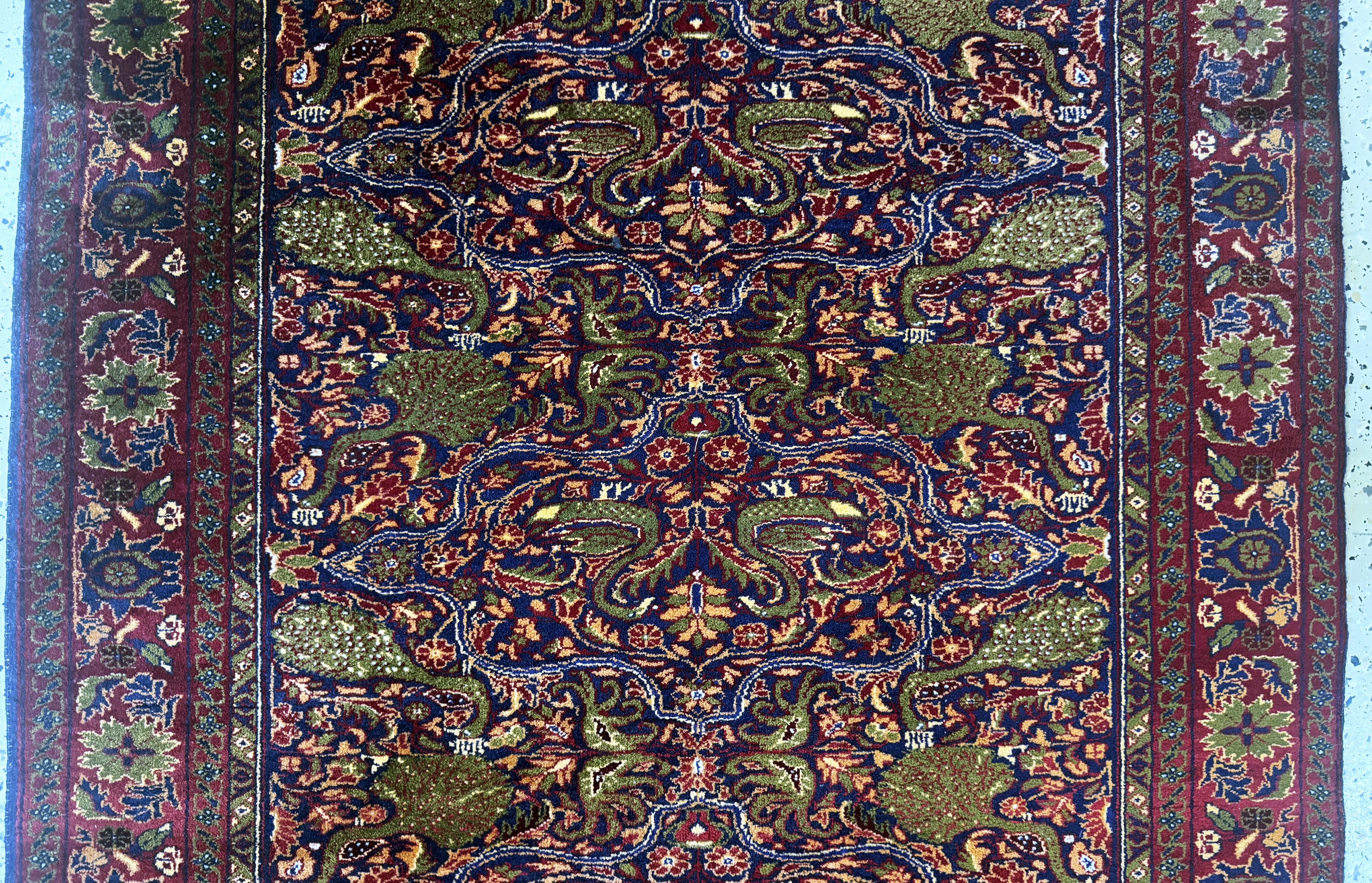 Detail b: Belutsch, Persien, Mitte 20.Jhd, Wolle auf Baumwolle, ca. 185 x 110 cm, EHZ: 1-2