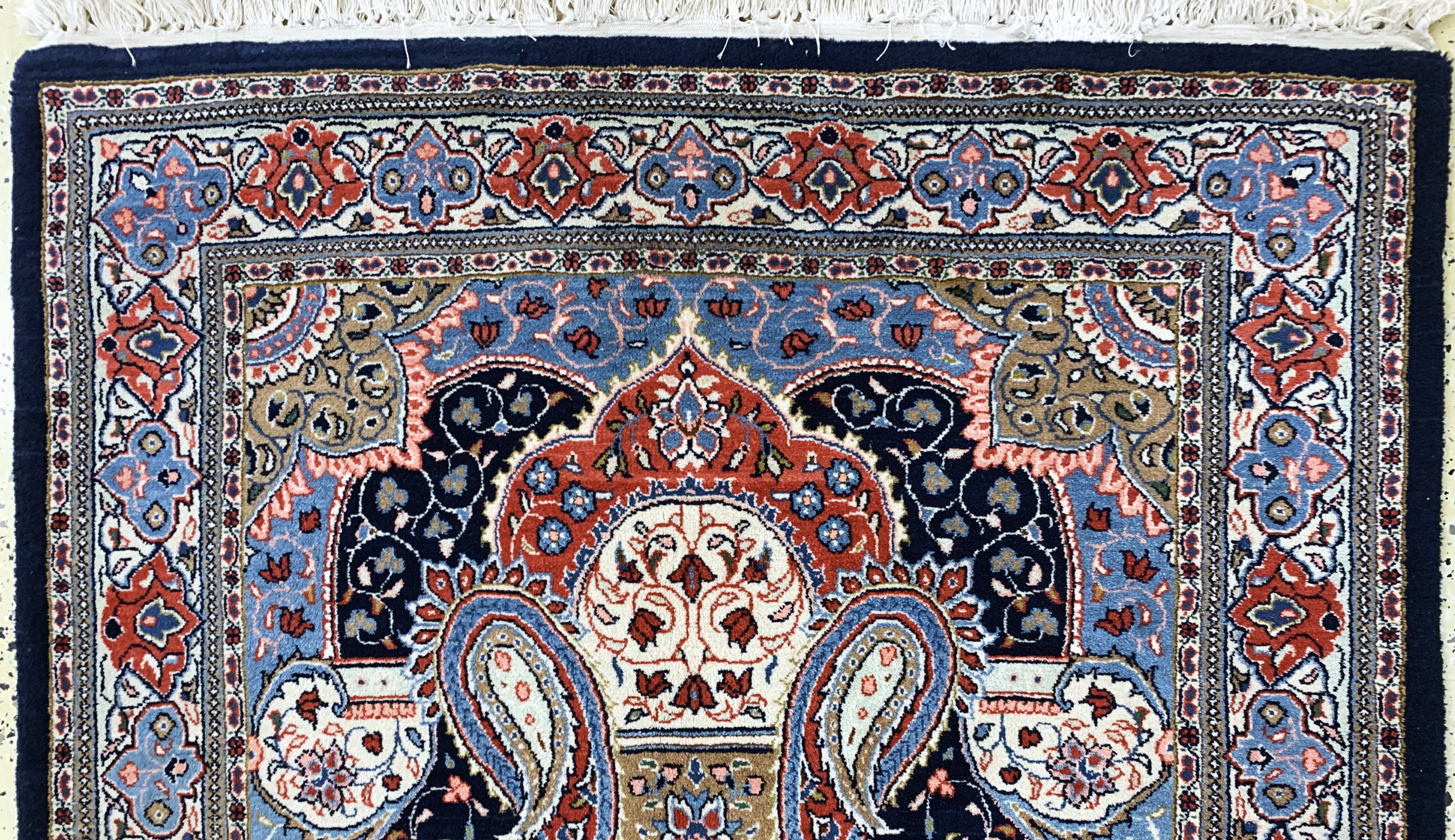 Detail a: Sarogh, Persien, Mitte 20.Jhd, Wolle auf Baumwolle, ca. 212 x 135 cm, EHZ: 2