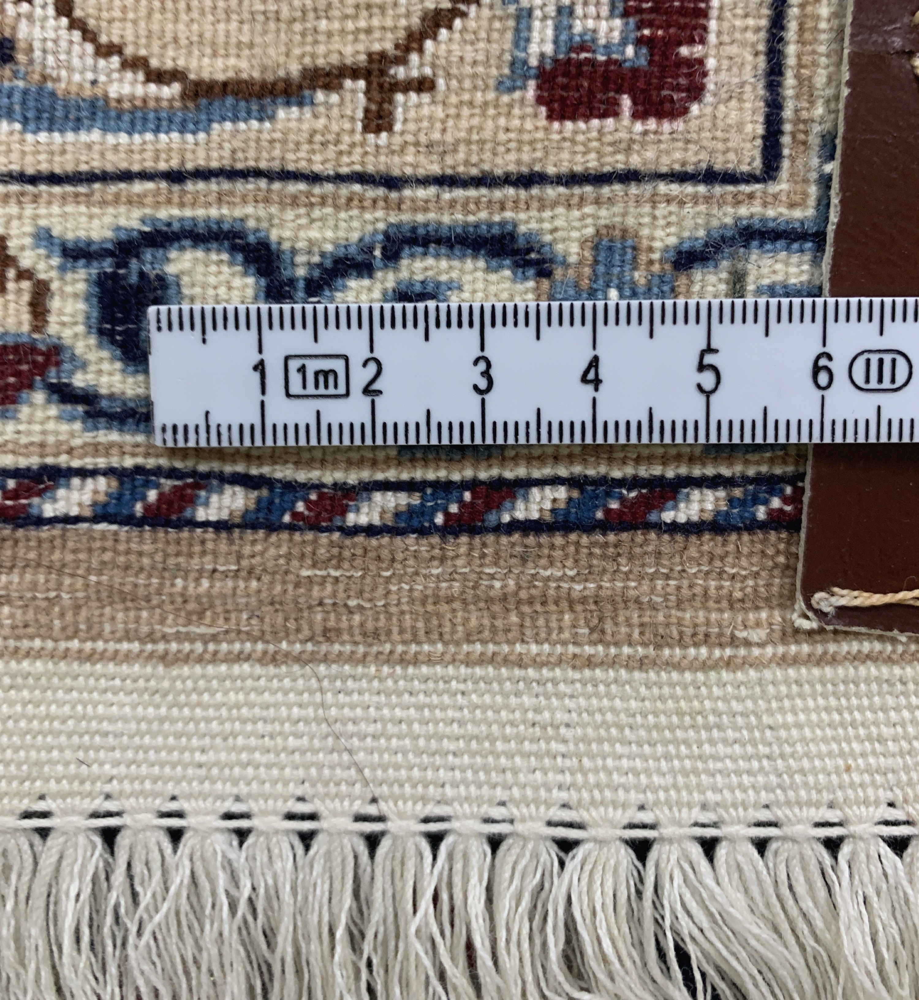 Detail e: Nain fein(6 La), Persien, Ende 20.Jhd, Korkwolle mit Seide, ca. 136 x 91 cm, ca. 1,0 Mio. Kn/qm, EHZ: 2