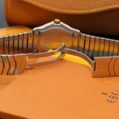 27070857d - EBEL Sport Classique Damenarmbanduhr in Edelstahl und Gold Referenz 1087121, quarz, ...