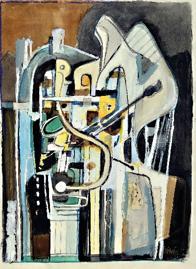 Image Friedrich Josse, 1897 Wolfstein/Pfalz-1994 Speyer, ´Schlangenlinie im Getriebe´, ...