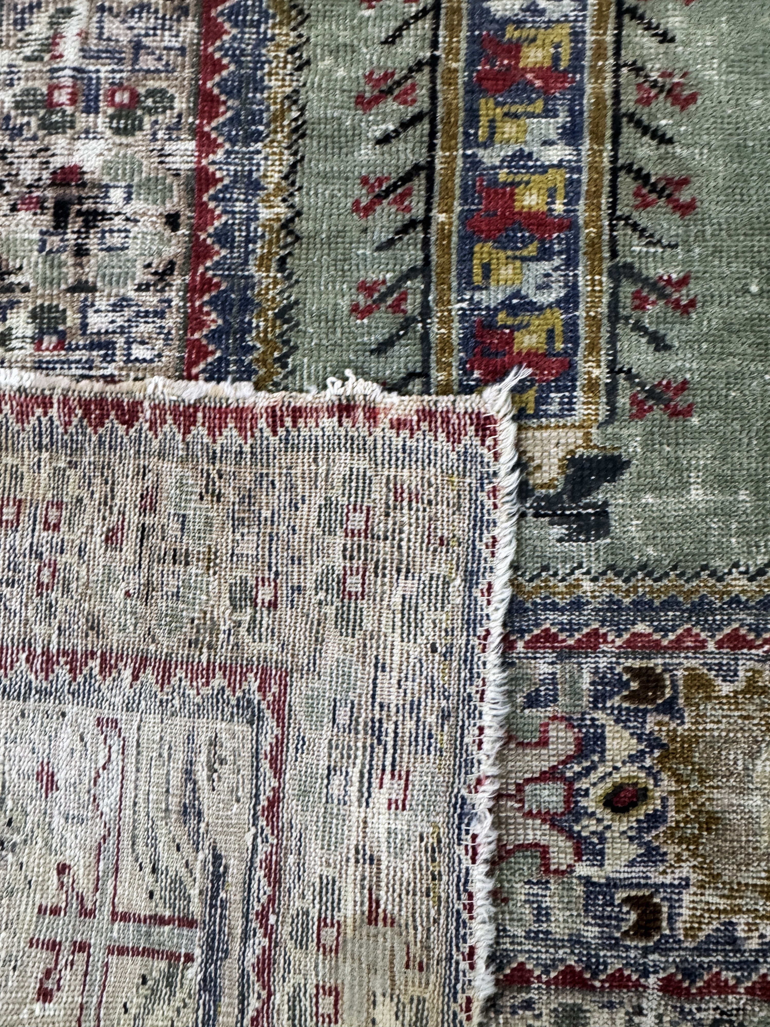 Detail e: Kayseri antik, Türkei, 19.Jhd, Wolle auf Baumwolle, ca. 180 x 125 cm, EHZ: 4