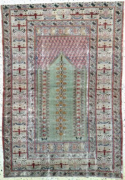 Image Kayseri antik, Türkei, 19.Jhd, Wolle auf Baumwolle, ca. 180 x 125 cm, EHZ: 4 ...