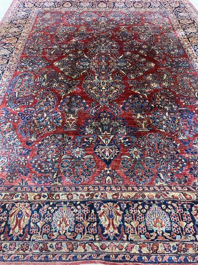27071255i - Us Re-Import Saruk, Persia, early 20th century, wool on cotton, approx. 350 x 270 cm,in ...
