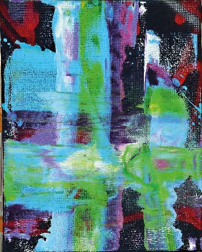 27071577k - Karl Lagasse, geb. 1981, One Fish III, Acryl auf Lwd, rückseitig betitelt und signiert, ...