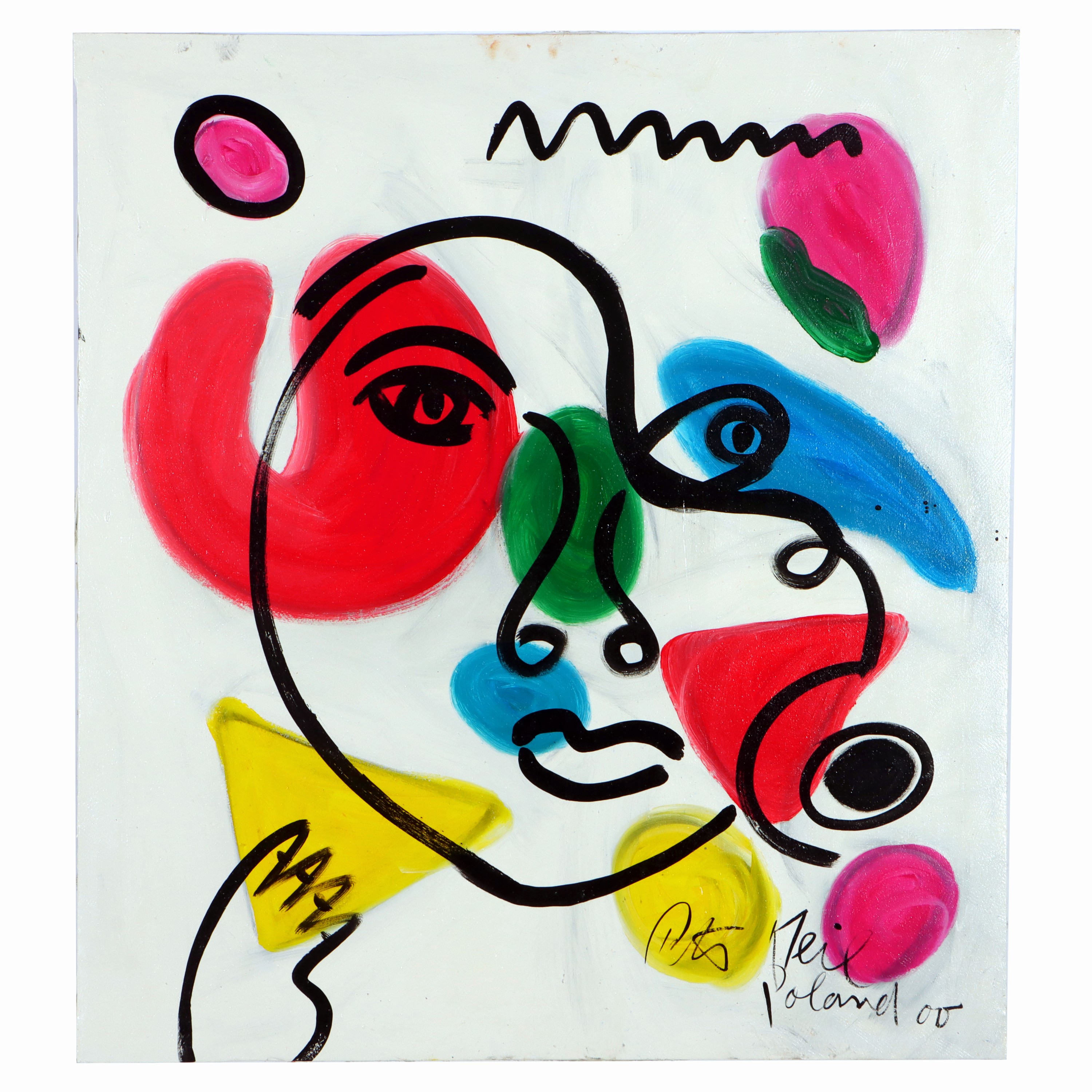 Image 27071638 - Peter Robert Keil, 2000, Poland, ohne Titel, ca. 110x100 cm, signiert u. datiert, ...