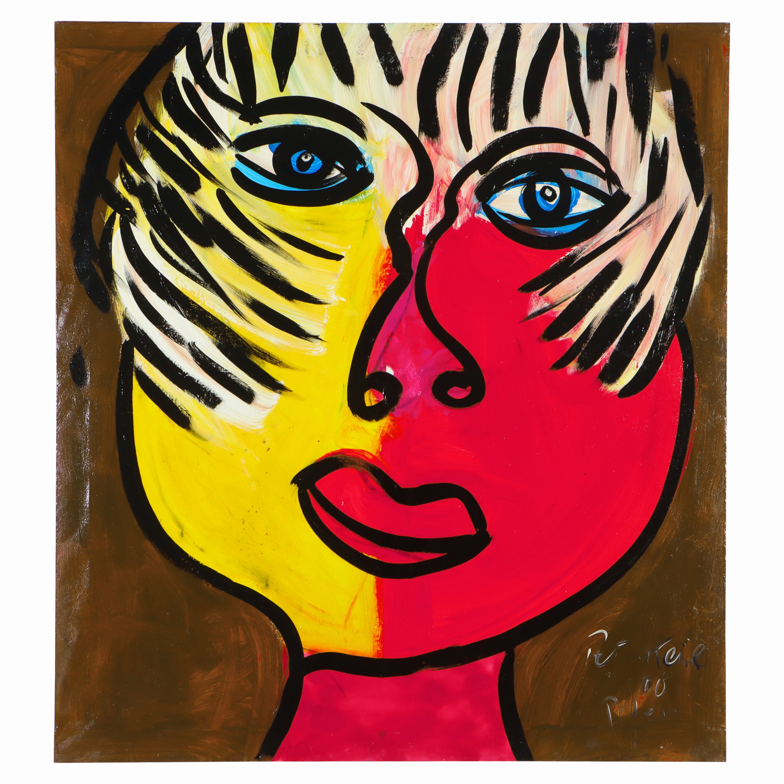 Image 27071648 - Peter Robert Keil, 2000, Polen, ohne Titel, ca. 110x100 cm, signiert u. datiert, ...