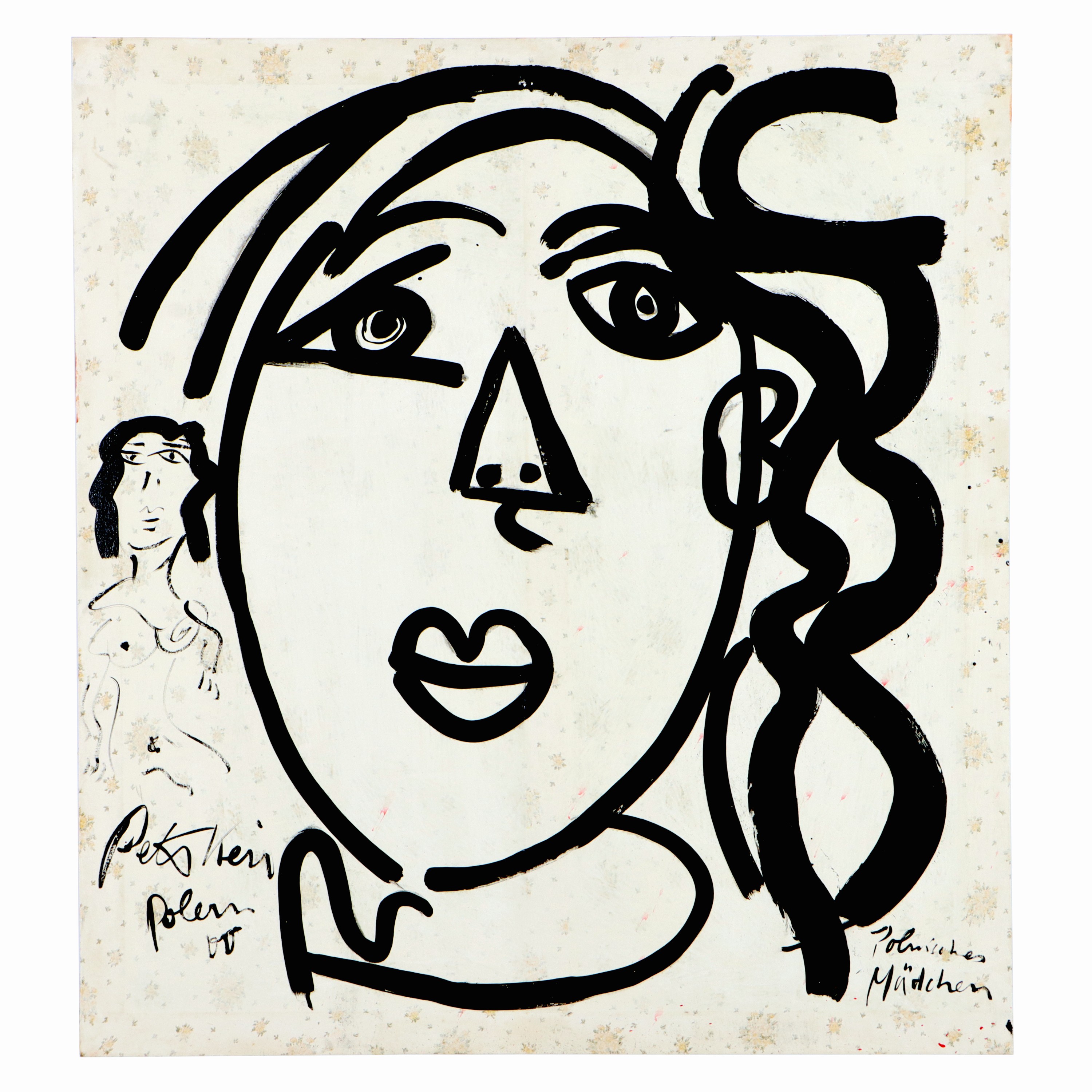 Image 27071656 - Peter Robert Keil, 2000, Polen, Titel: ´Polnisches Mädchen´, ca. 110x100 cm, signiert ...