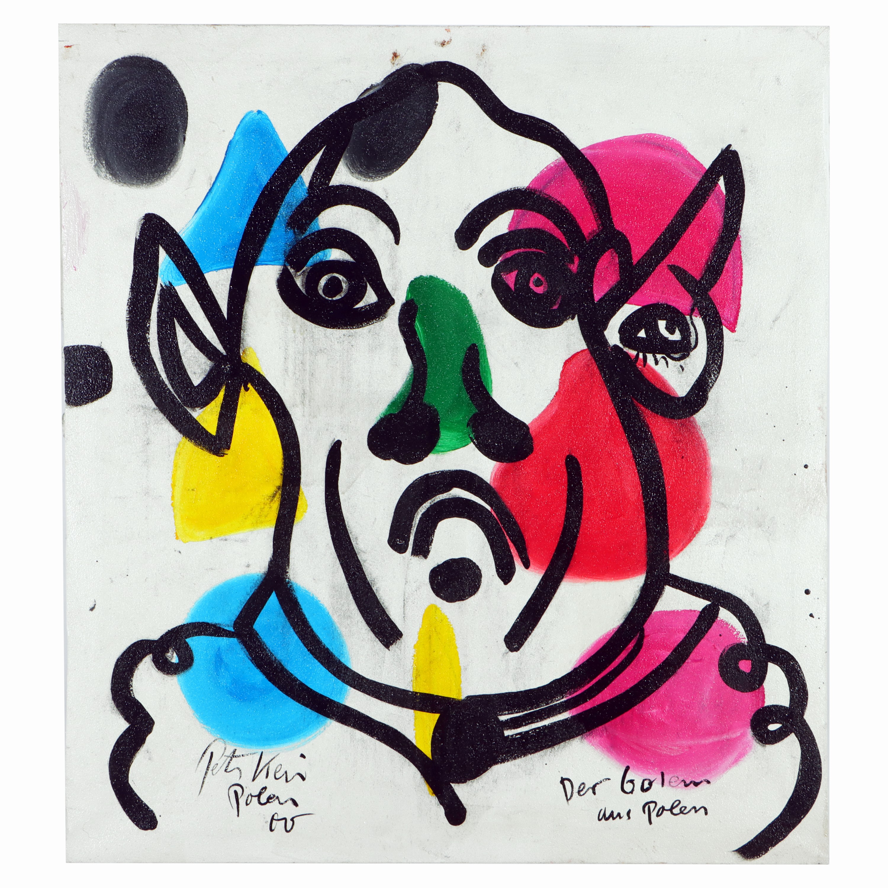 Image 27071658 - Peter Robert Keil, 2000, Polen, Titel: ´Der Golem aus Polen´, ca. 110x100 cm, signiert ...