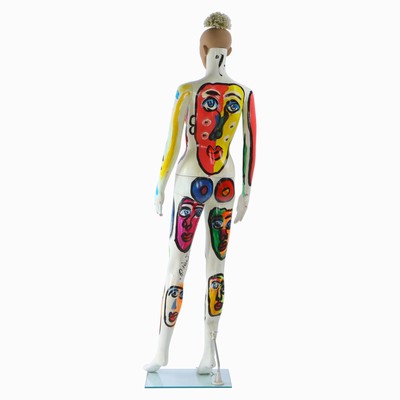 27071720a - Peter Robert Keil, Kunstobjekt Mannequin, ohne Titel, ca. 183x59x30 cm, ca. 7,2 kg, ...