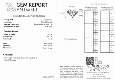 27071795a - 79 lose Brillanten und Diamanten zus. ca. 1.00ct hochfeines Weiß(E)-feines ...