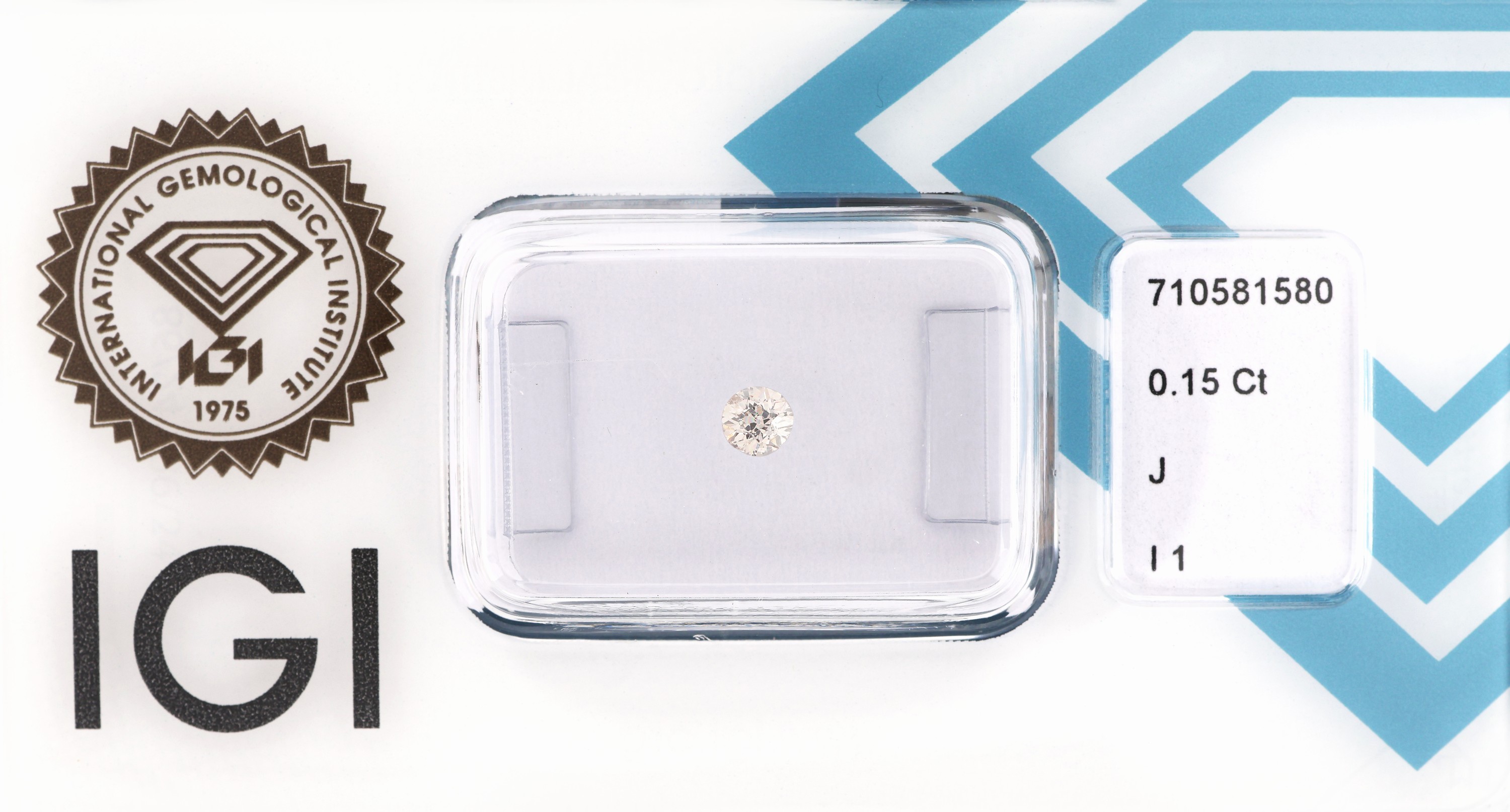 Image 27071806 - Loser Diamant 0.15 ct l.get.Weiß(J)/p1, old European natural diamond, verschweißt, ...