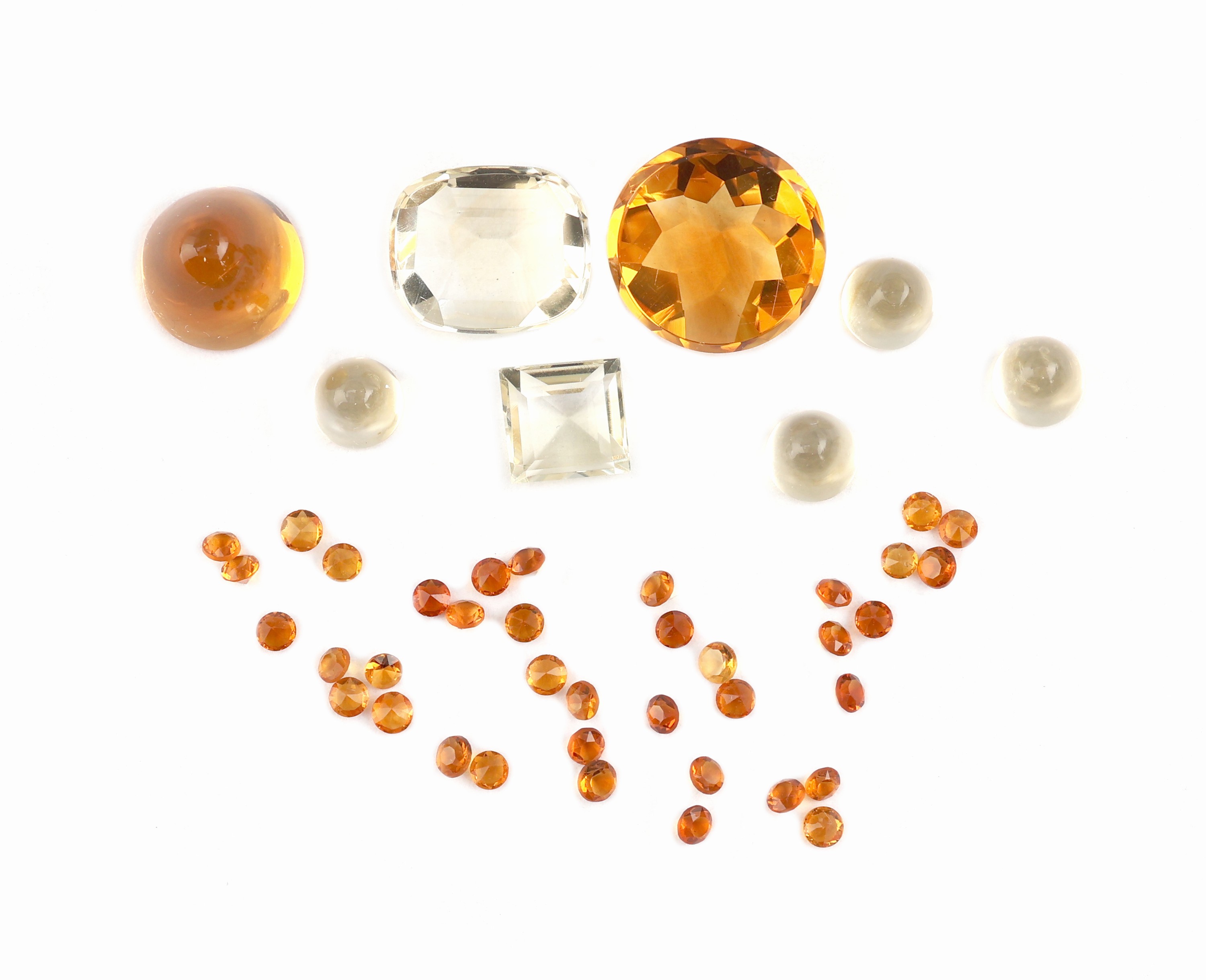 Image 27071891 - Lot lose Citrine, zus. ca. 15.22 ct, versch. Schliffformen, Größen und Farbnuancen ...