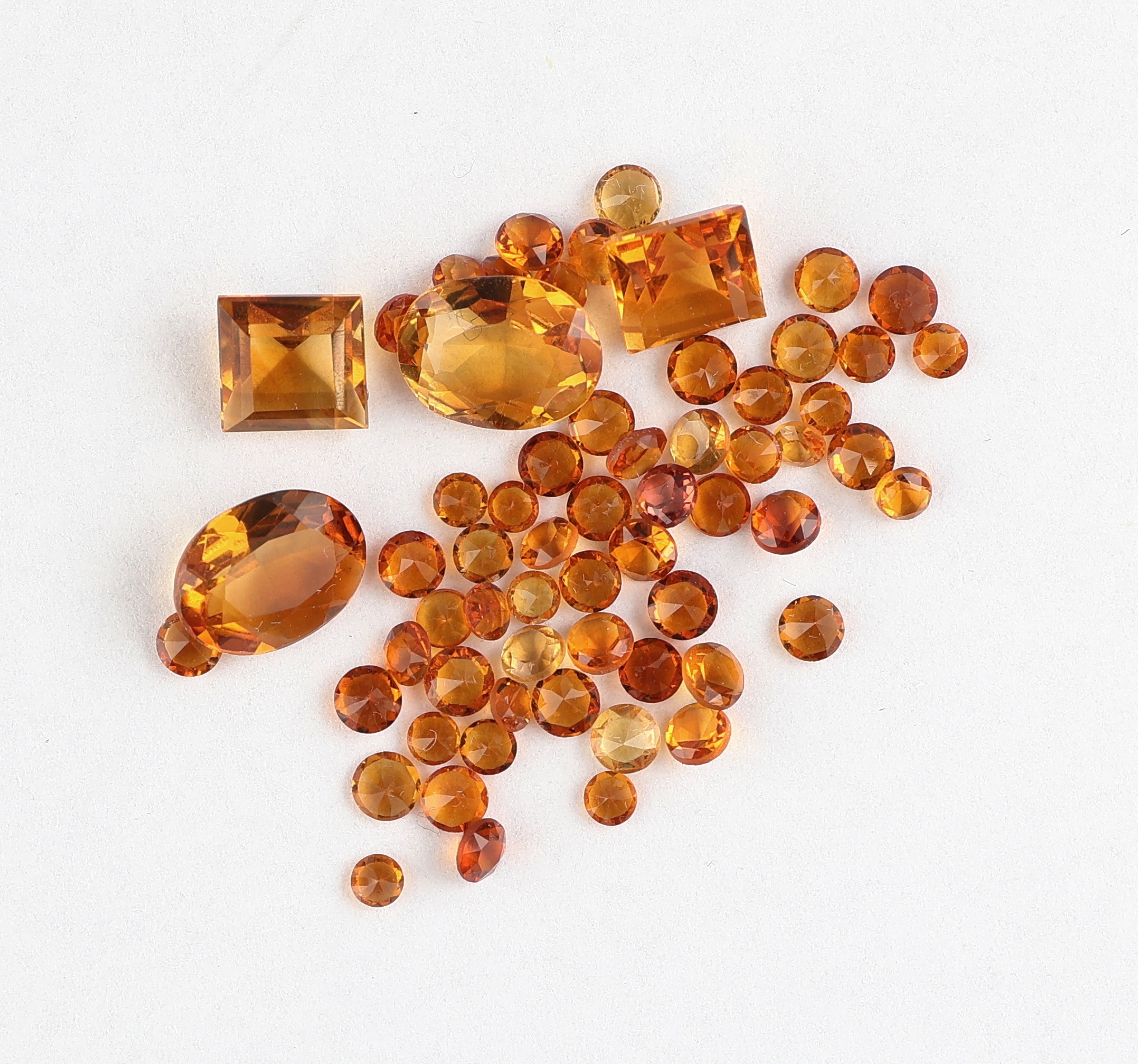 Image 27071892 - Lot lose Citrine, zus. ca. 6.43 ct, versch. Schliffformen, Größen und Farbnuancen ...