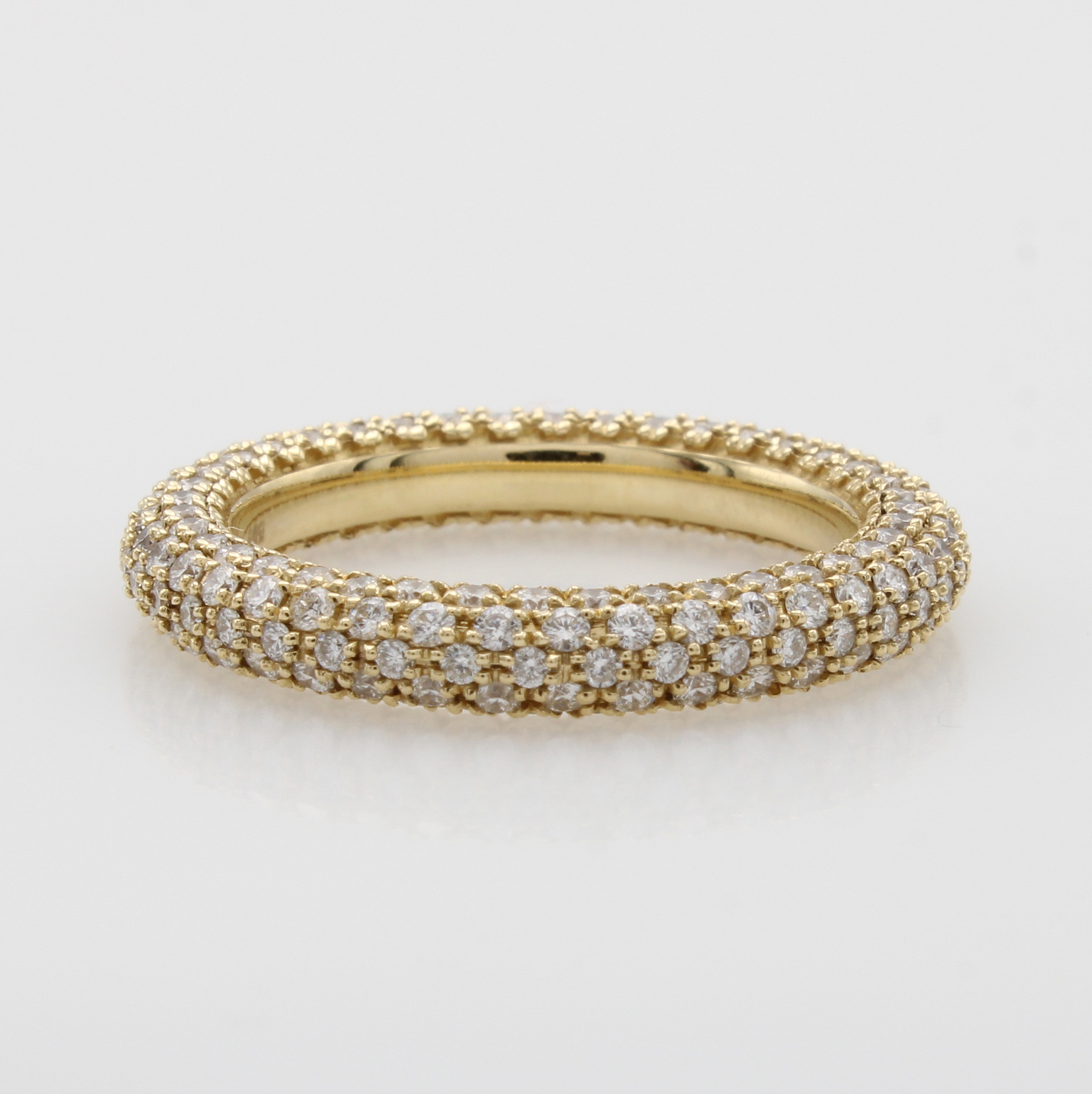 Image 27072006 - Ring mit Brillanten, GG 585/000, Schiene auch seitl. bes. m. Brill. zus. ca. 1.70 ct ...