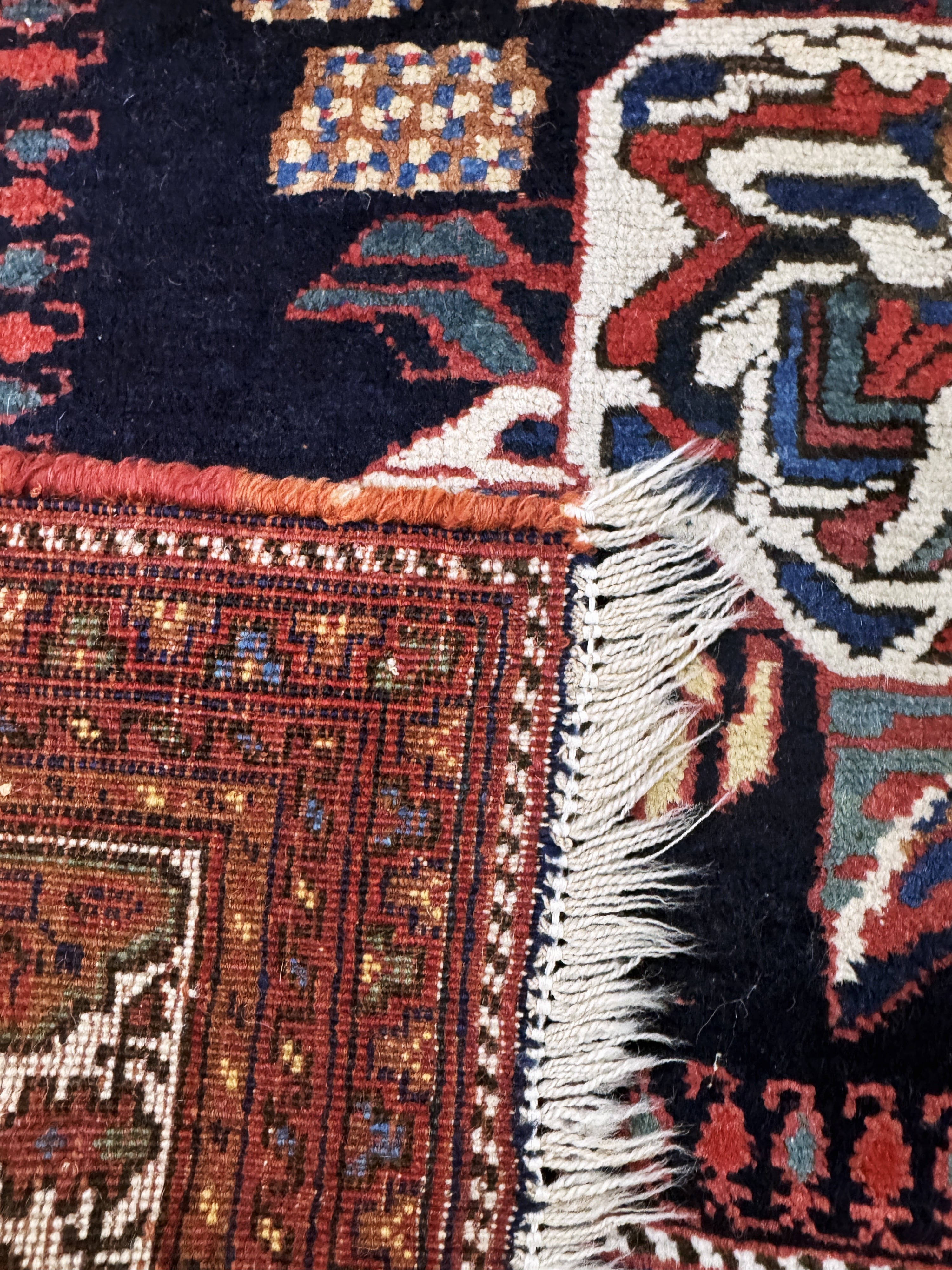 Detail f: Afshar antik, Persien, Anfang 20.Jhd., Wolle auf Baumwolle, ca. 216 x 165 cm, EHZ: 2-3