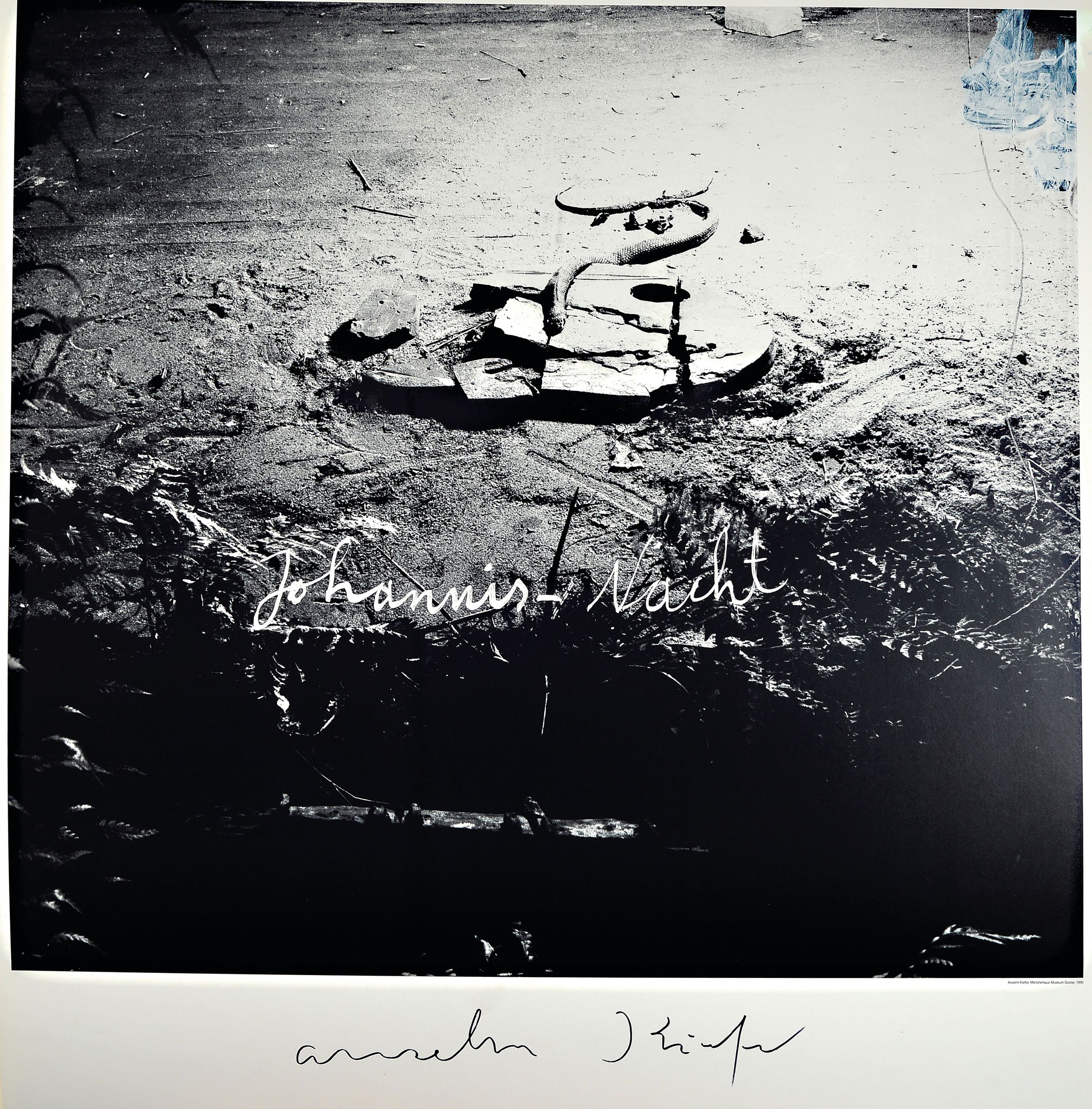 Image 27072084 - Anselm-Kiefer, geb. 1945, ´Johannis-Nacht´, Mönchehaus Museum Goslar 1990, ...