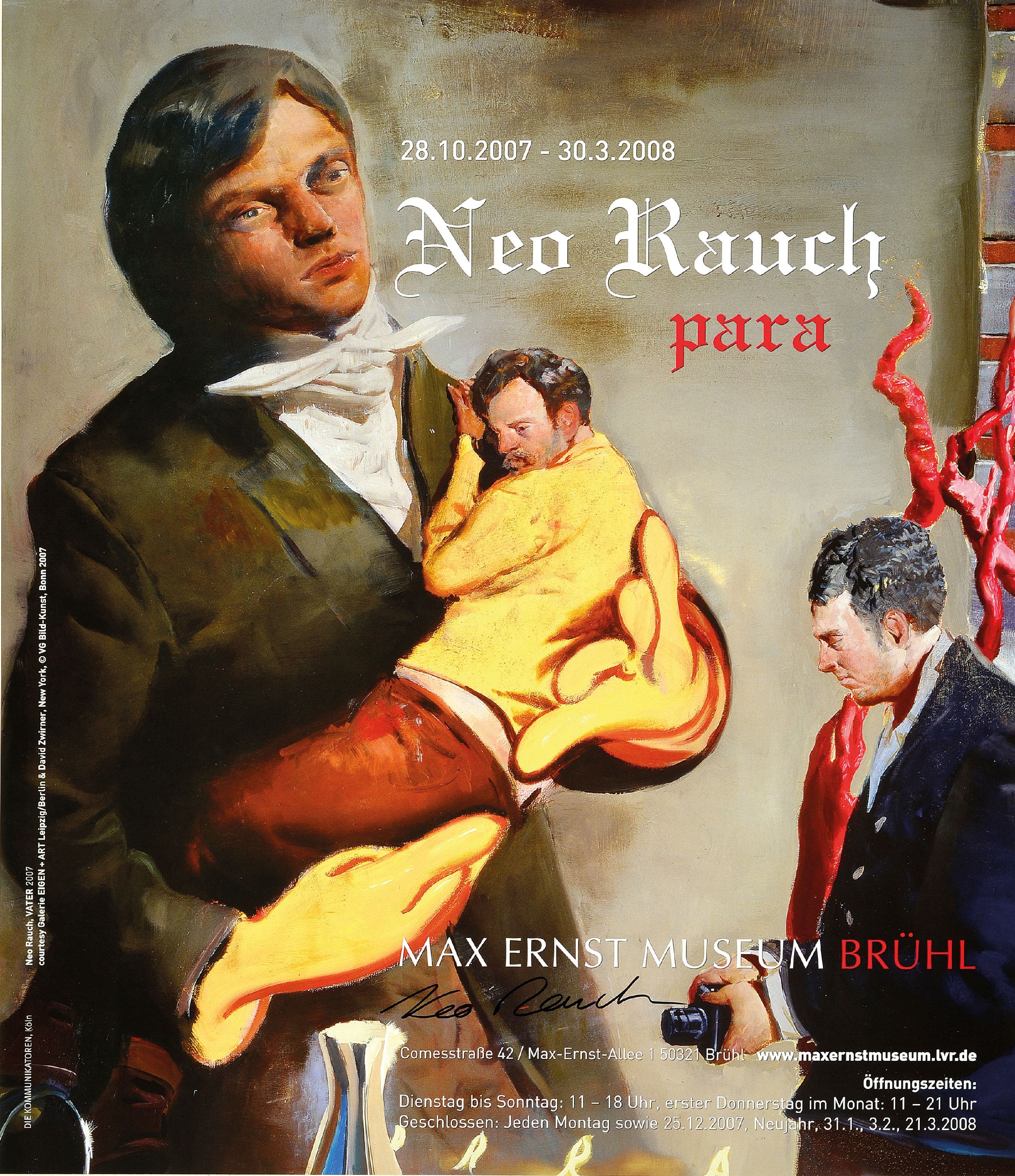 Detail k: Neo Rauch, geb. 1960, Max Ernst Museum, Brühl 2007, Offsetlithografie, handsign., ca. 68x59,5cm