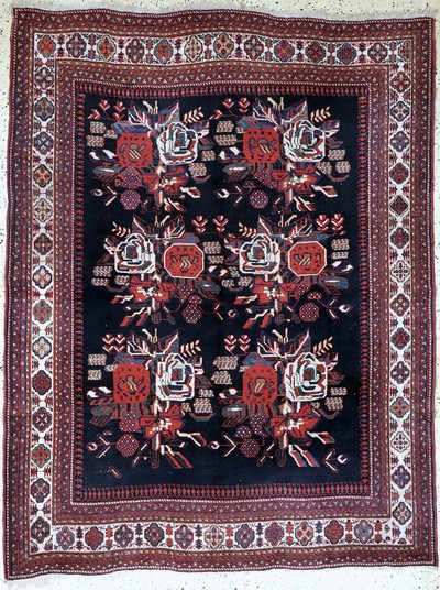 Image Afshar antik, Persien, Anfang 20.Jhd., Wolle auf Baumwolle, ca. 216 x 165 cm, EHZ: 2-3 ...