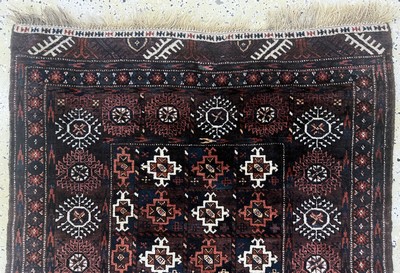 27072061a - Belutsch alt, Persien, Anfang 20.Jhd., Wolle auf Wolle, ca. 219 x 109 cm, EHZ: 2, ...