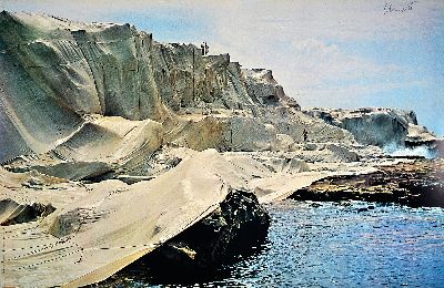 27072075k - Christo , geb.1935-2020, ´Wrapped Coast- Little Bay Australia´, Kunstdruck 1969, ...