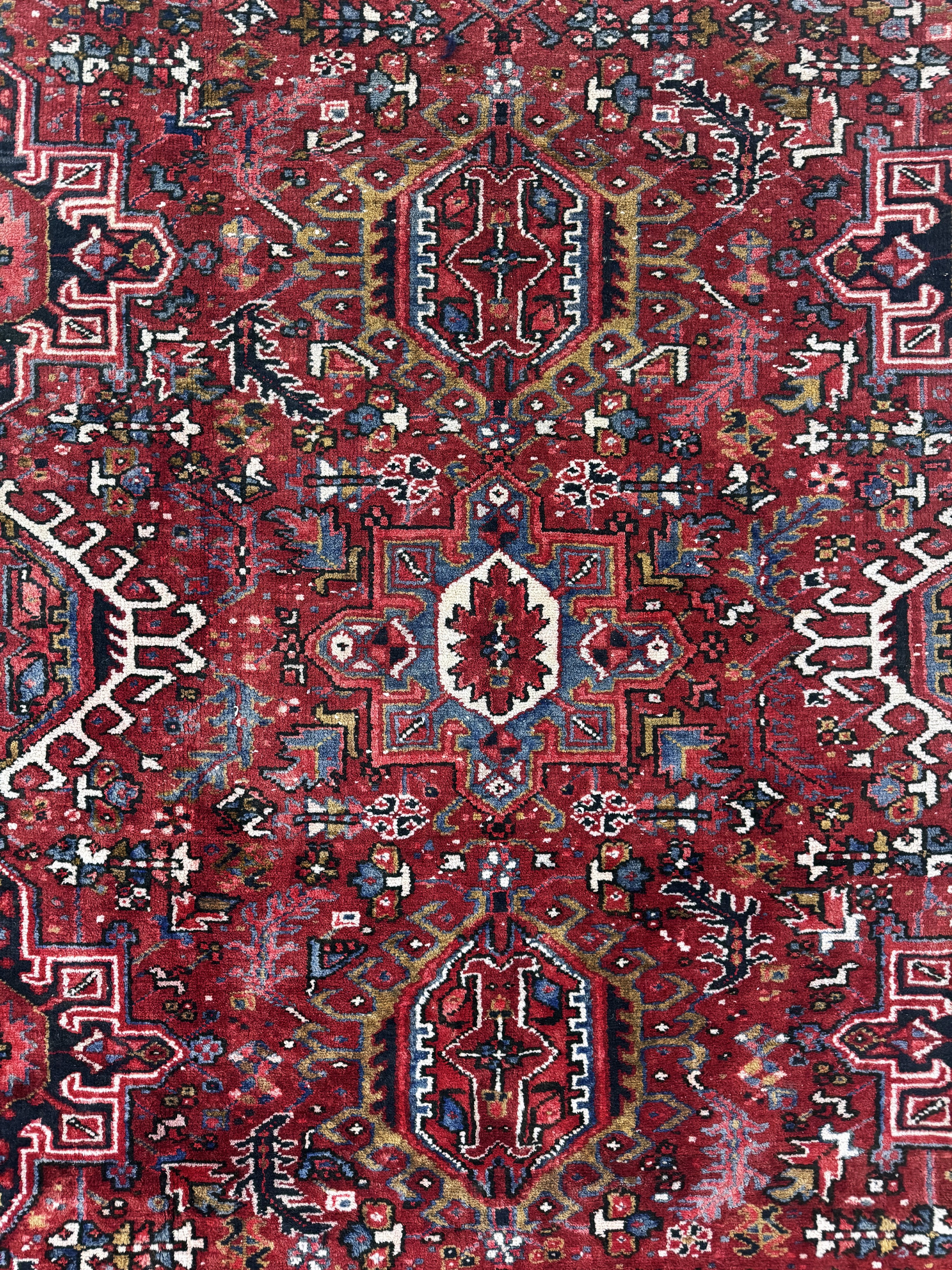 Detail d: Garadjeh, Persien, Anfang 20.Jhd, Wolle aufBaumwolle, ca. 335 x 245 cm, EHZ: 2