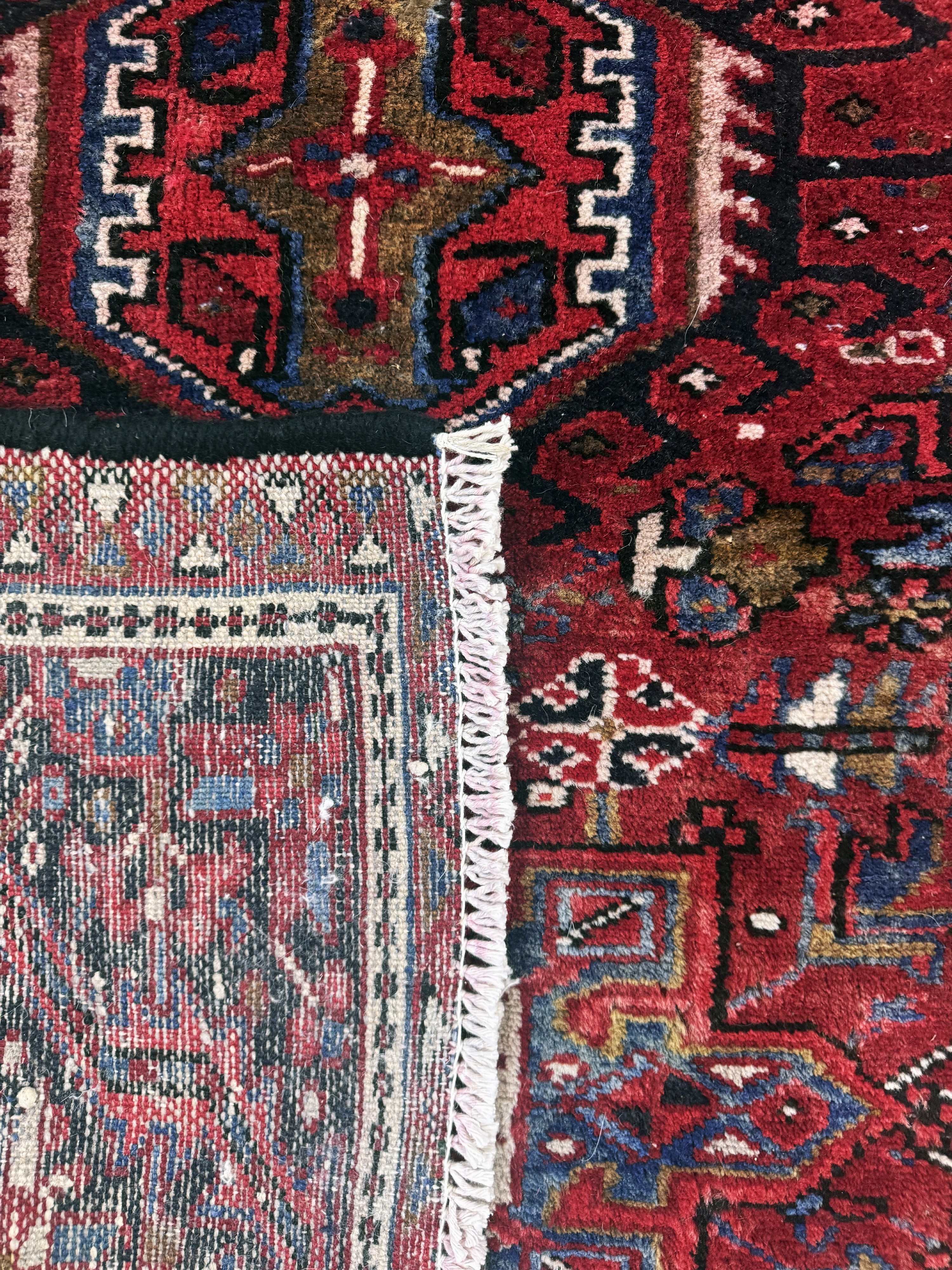 Detail j: Garadjeh, Persien, Anfang 20.Jhd, Wolle aufBaumwolle, ca. 335 x 245 cm, EHZ: 2