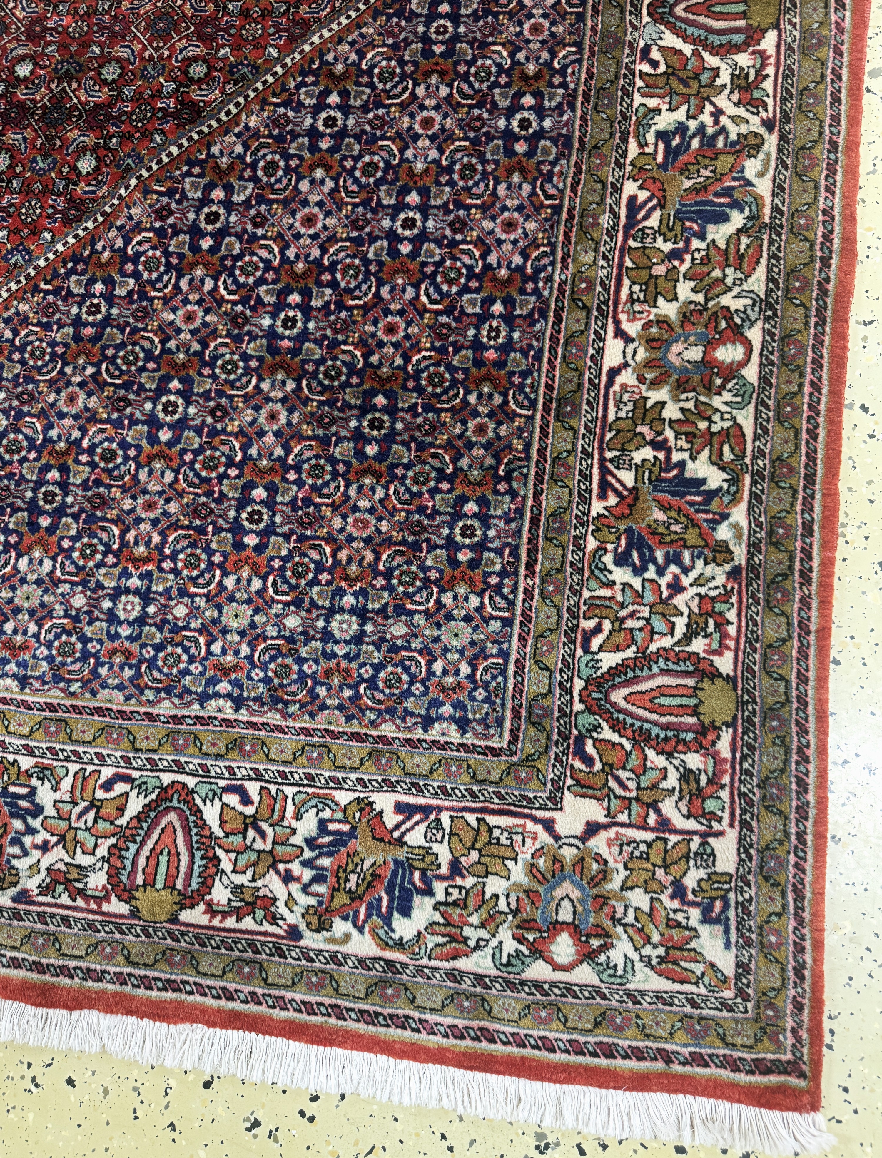 Detail a: Bidjar fein, Persien, Mitte 20.Jhd, Korkwolle auf Baumwolle, ca. 340 x 260 cm, EHZ: 2