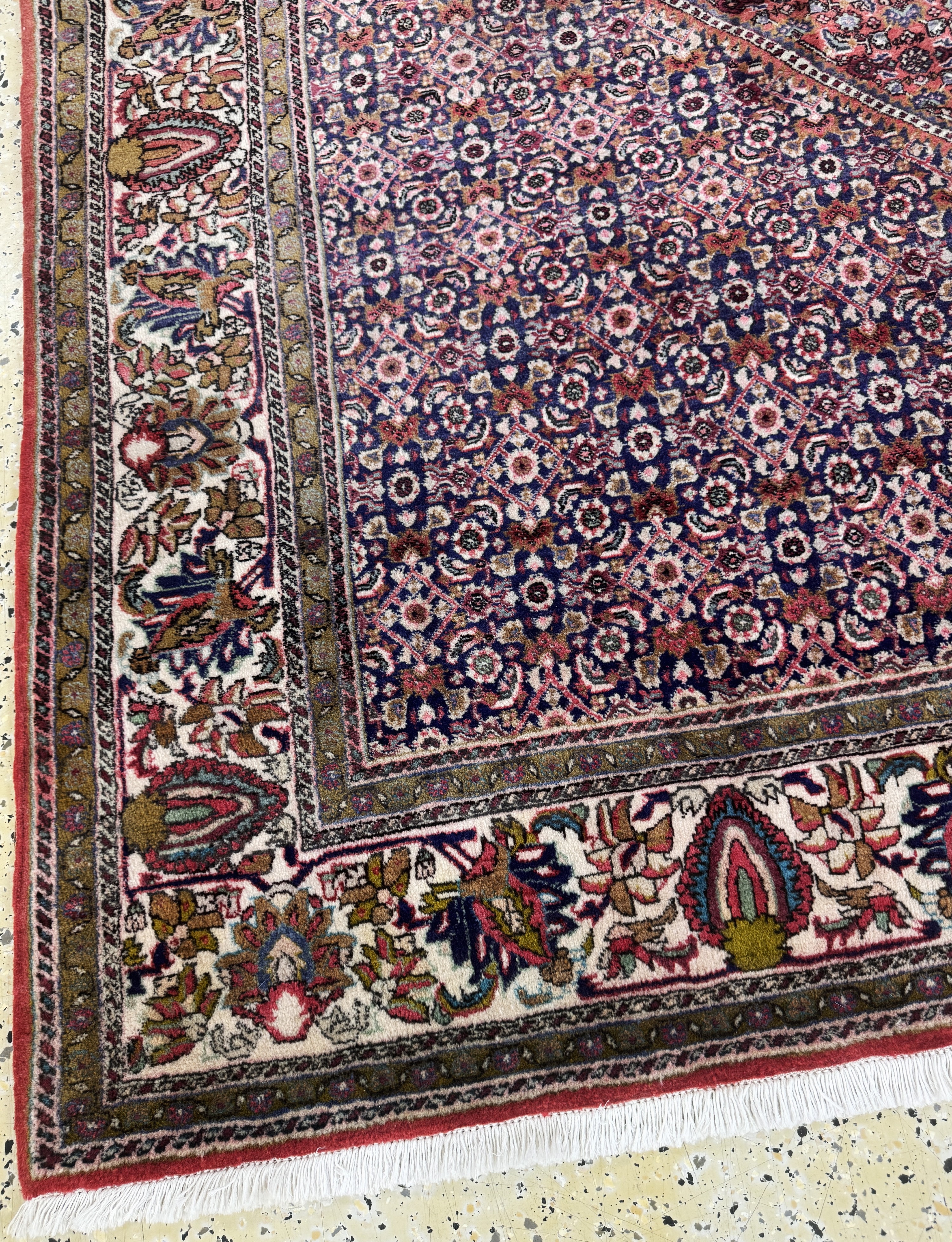 Detail h: Bidjar fein, Persien, Mitte 20.Jhd, Korkwolle auf Baumwolle, ca. 340 x 260 cm, EHZ: 2