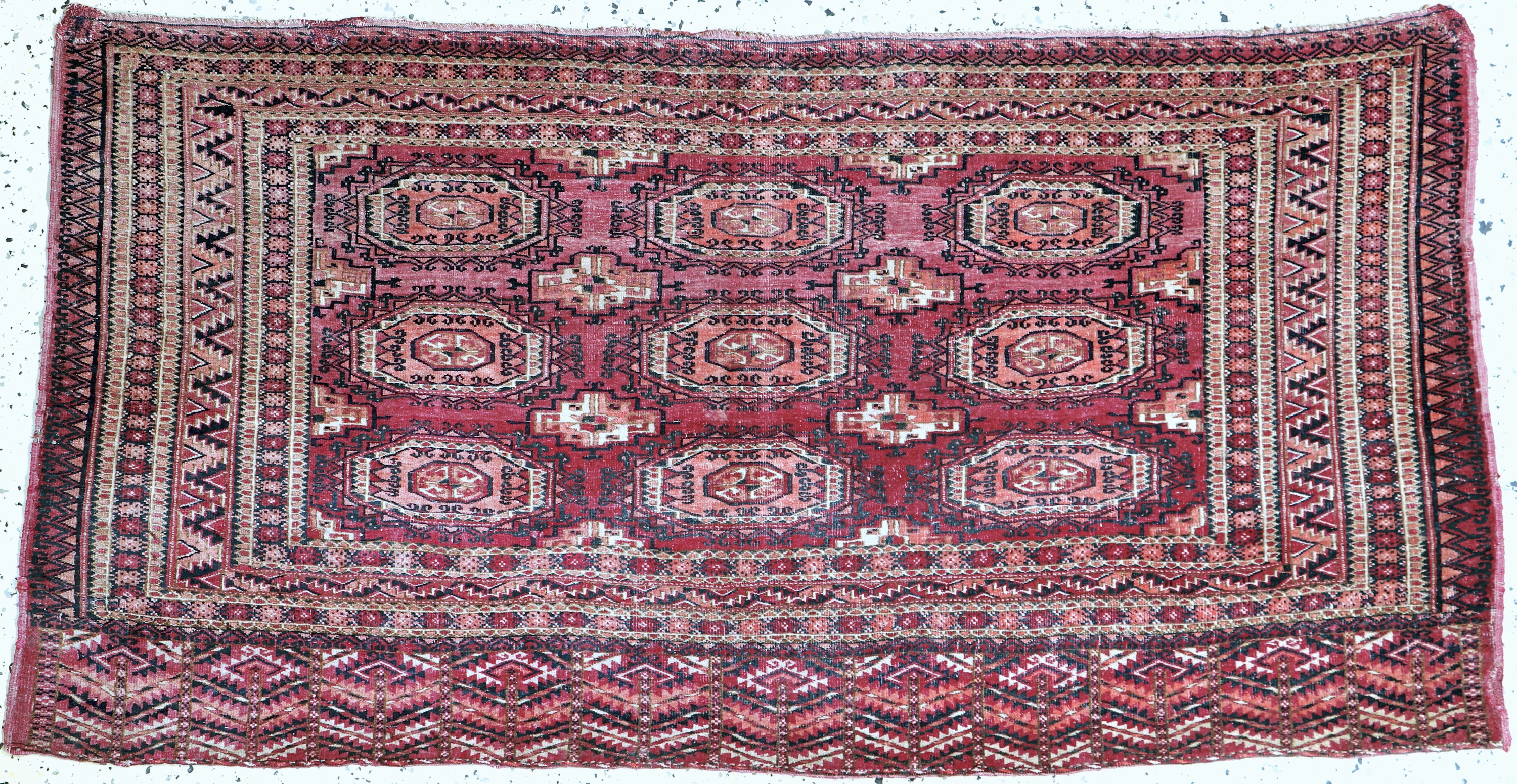 Image 27072234 - Tekke Tschowal antik, Turkmenistan, um 1900, Wolle auf Wolle, ca. 153 x 79 cm, EHZ: 3 ...