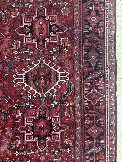 27072200e - Garadjeh, Persien, Anfang 20.Jhd, Wolle aufBaumwolle, ca. 335 x 245 cm, EHZ: 2 ...