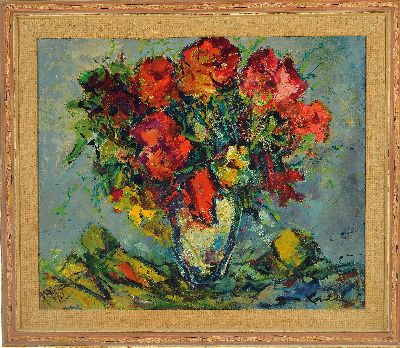 27072366k - Robert Lauth, 1896-1985 Ludwigshafen am Rhein, Blumenstillleben, rechts unten signiert, ...