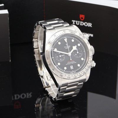 27072613b - TUDOR Black Bay Armbandchronograph Referenz 79350, Automatik, Edelstahlgeh. inkl. ...