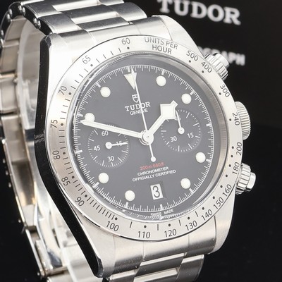 27072613c - TUDOR Black Bay Armbandchronograph Referenz 79350, Automatik, Edelstahlgeh. inkl. ...